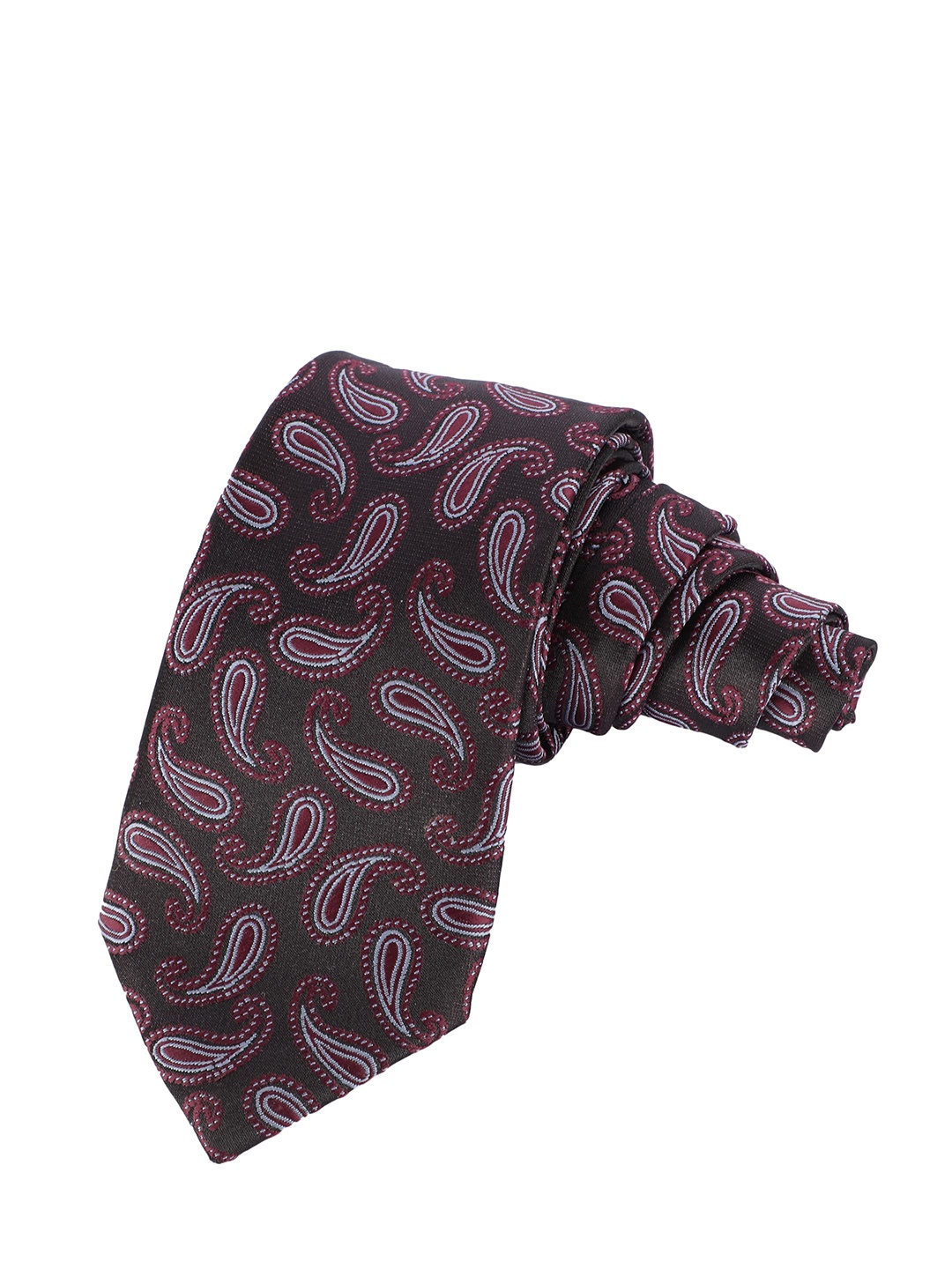 

Alvaro Castagnino Men Printed Broad Tie, Black