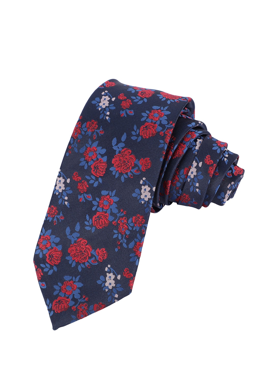 

Alvaro Castagnino Men Printed Skinny Tie, Blue