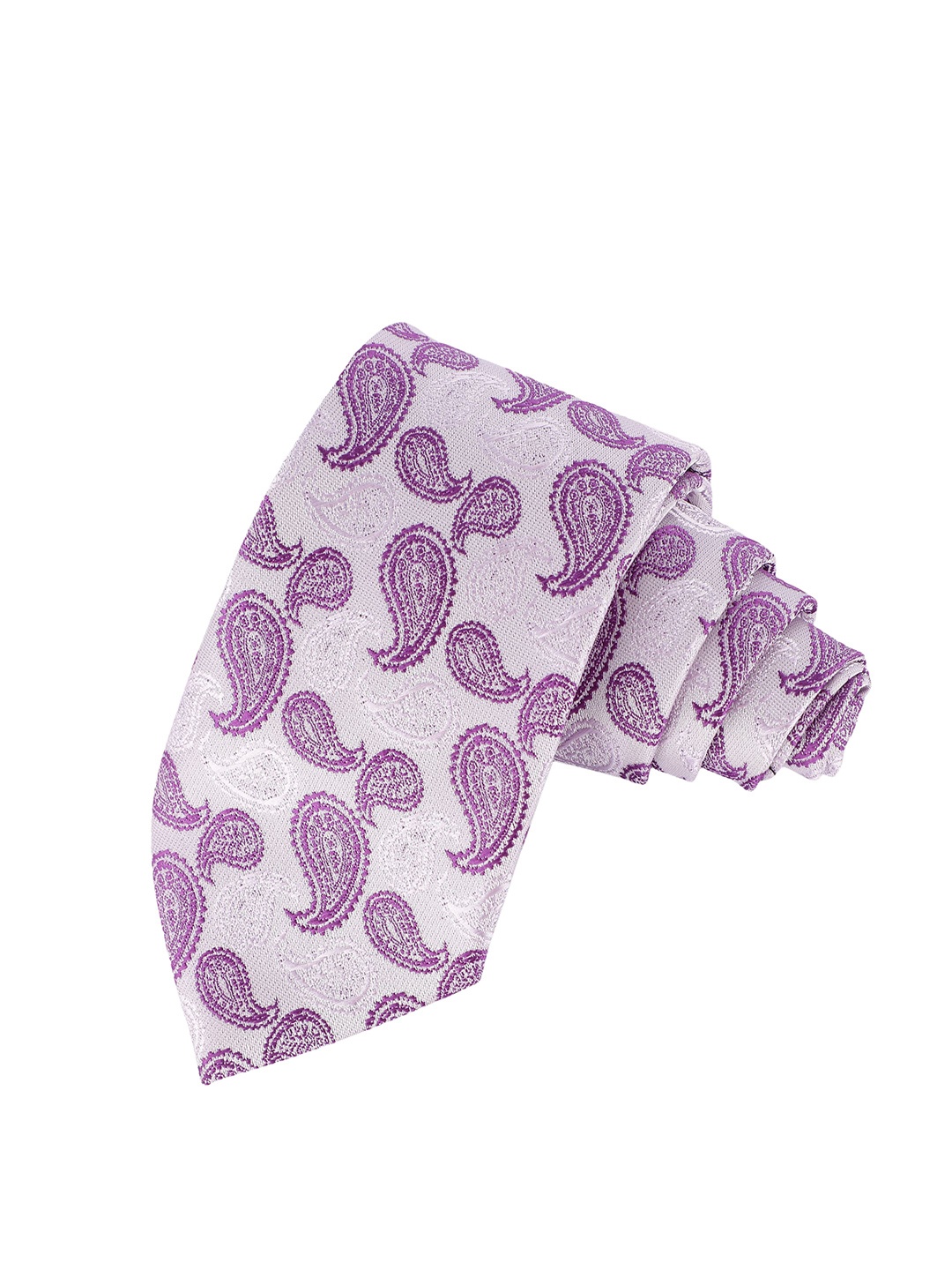 

Alvaro Castagnino Men Printed Broad Tie, Purple