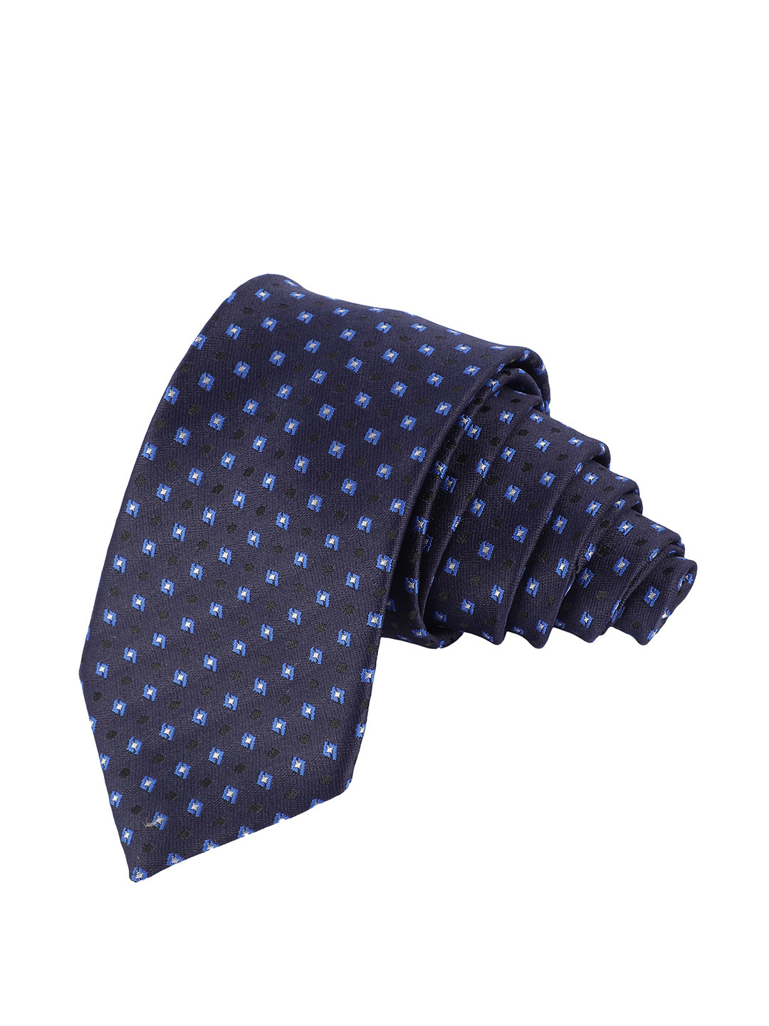 

Alvaro Castagnino Men Printed Skinny Tie, Navy blue