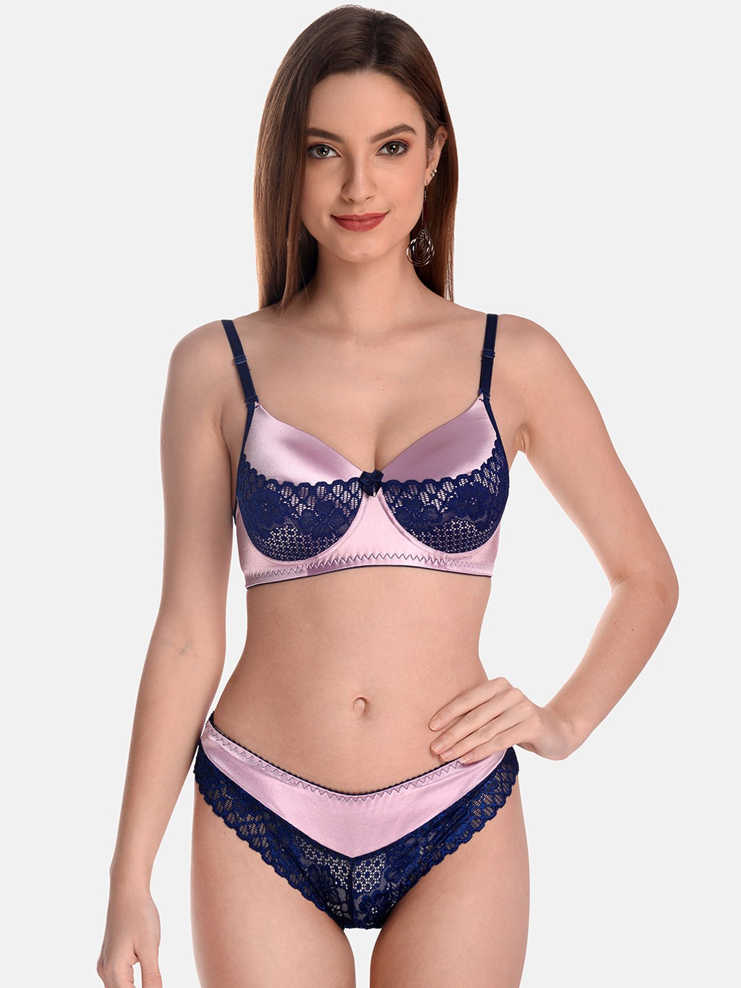 

LOTUSLEAF Self-Designed Lingerie Set LBP00300701-32B, Purple