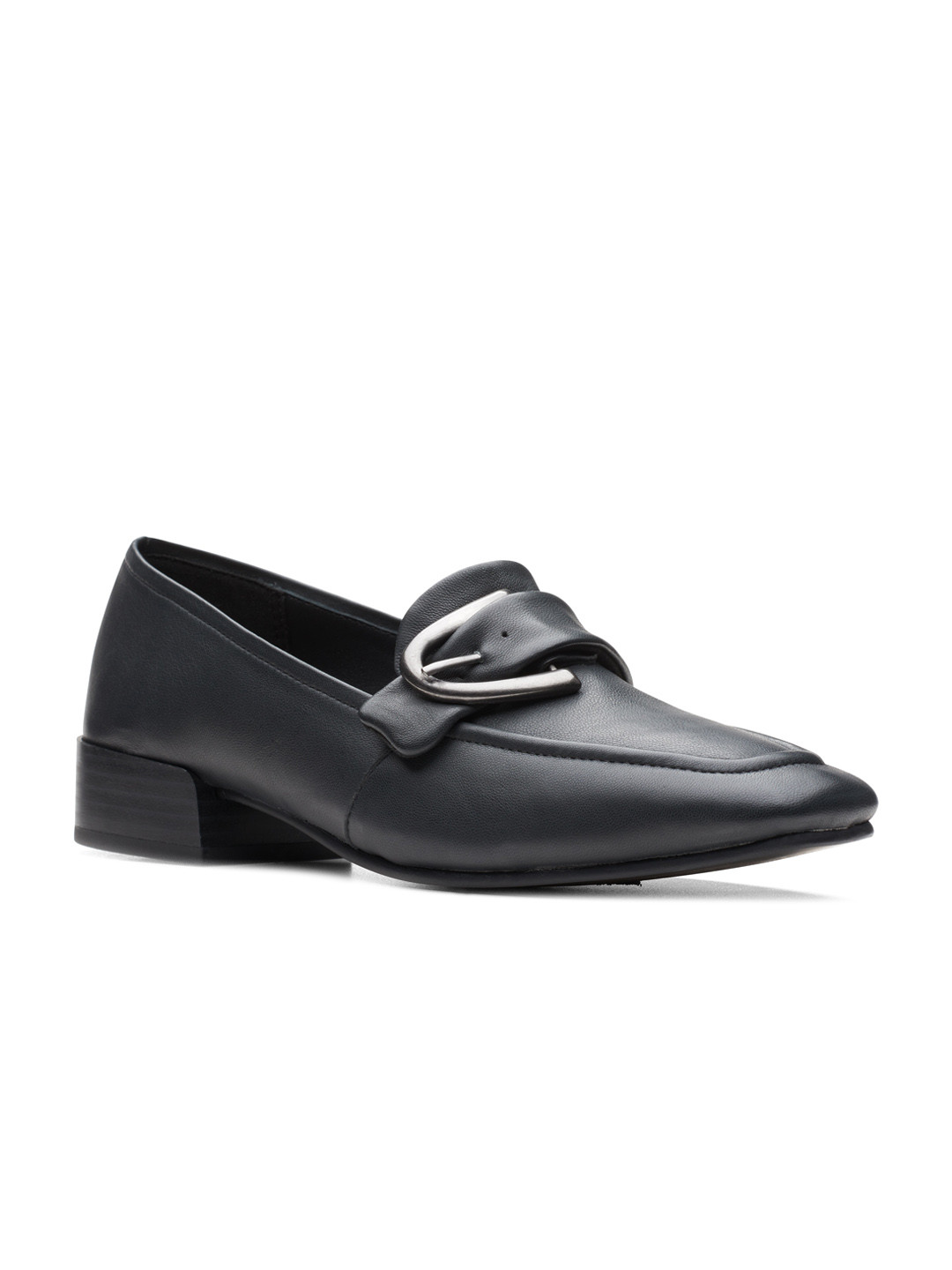 

Clarks Women Lightweight Leather Loafers, Black