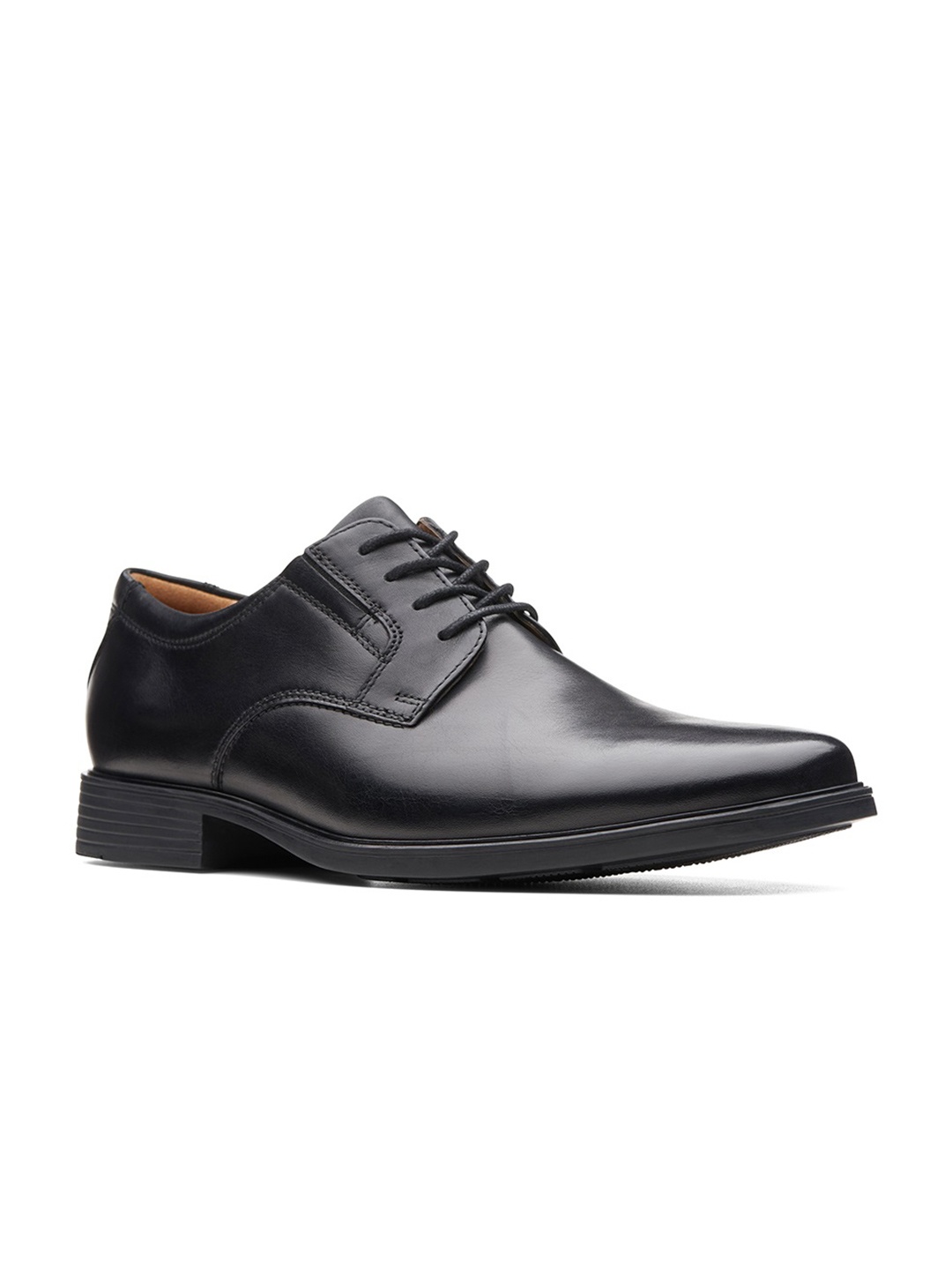 

Clarks Men Leather Formal Derbys, Black