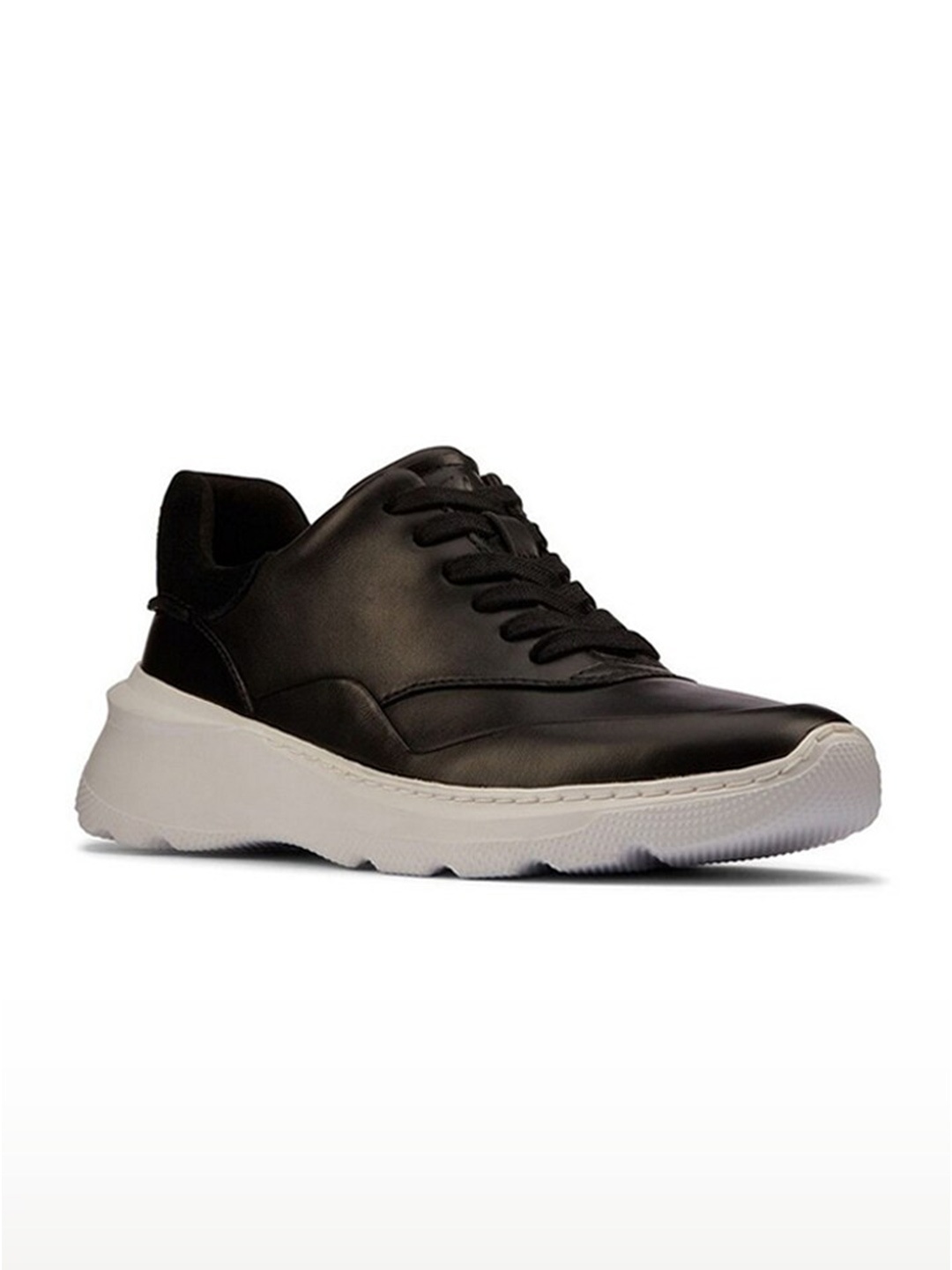 

Clarks Women Leather Walking Shoes, Black
