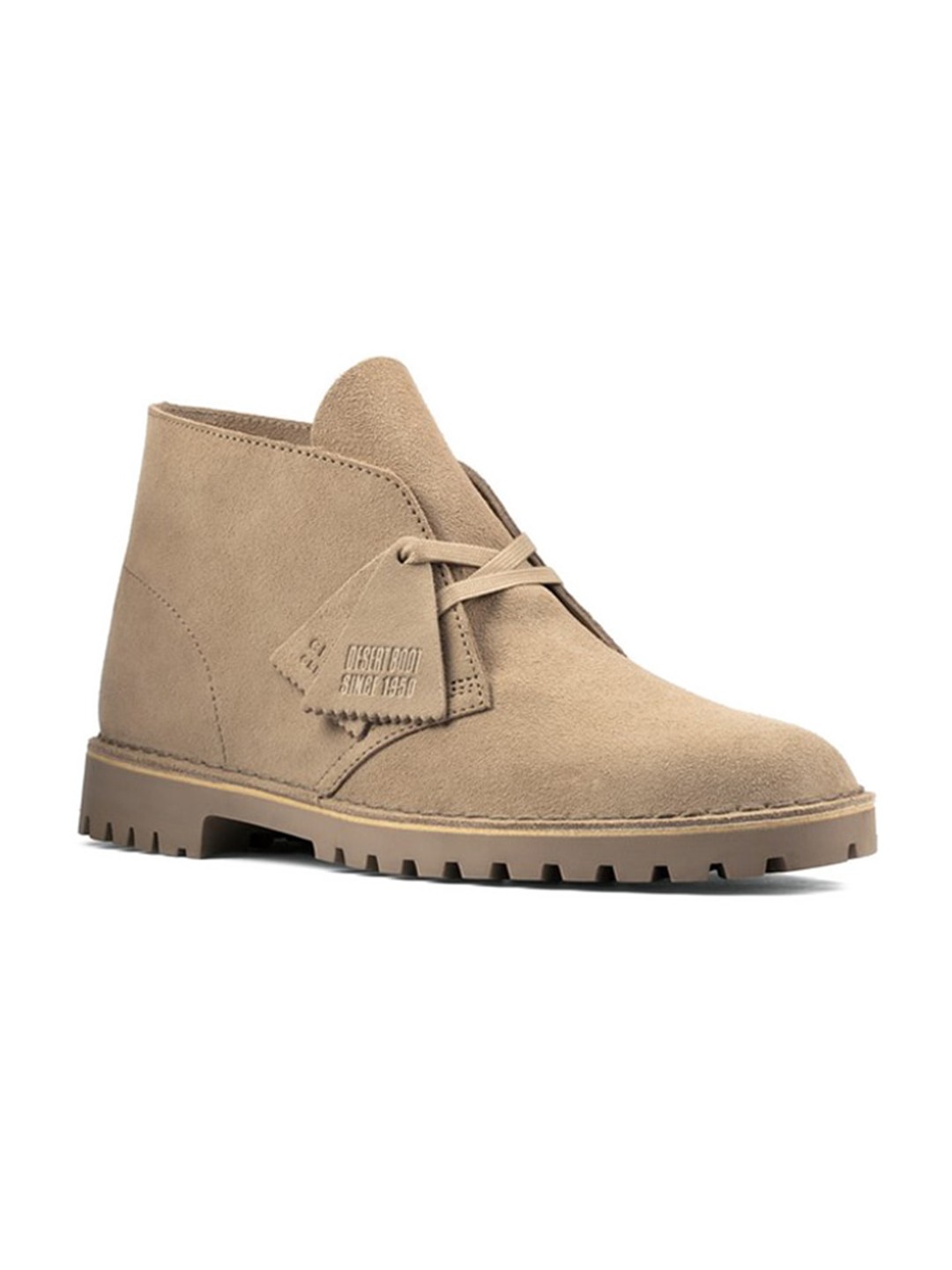 

Clarks Men Mid-Top Desert Boots, Beige