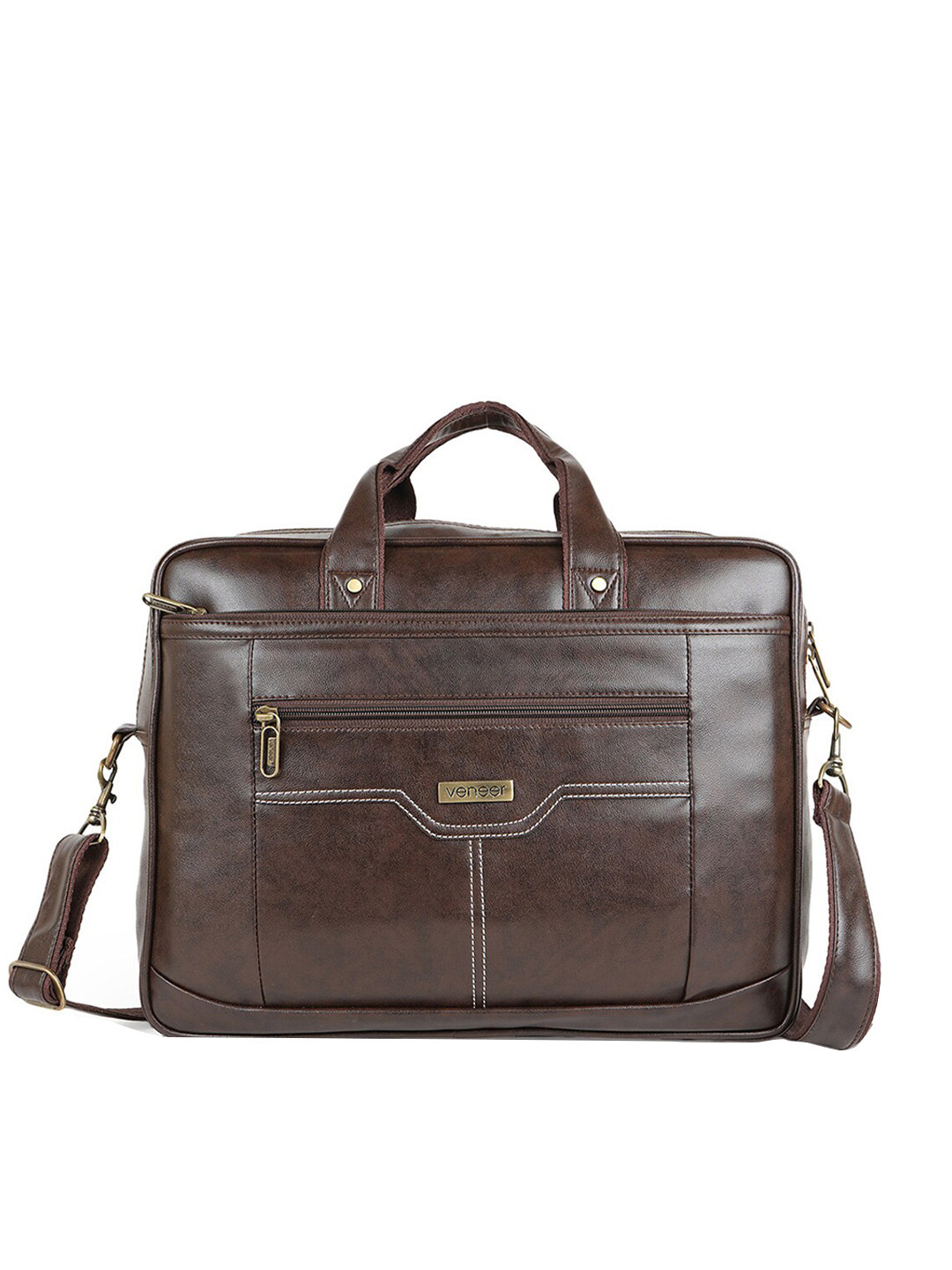 

Veneer Men Laptop Bag Up to 16 inch, Brown