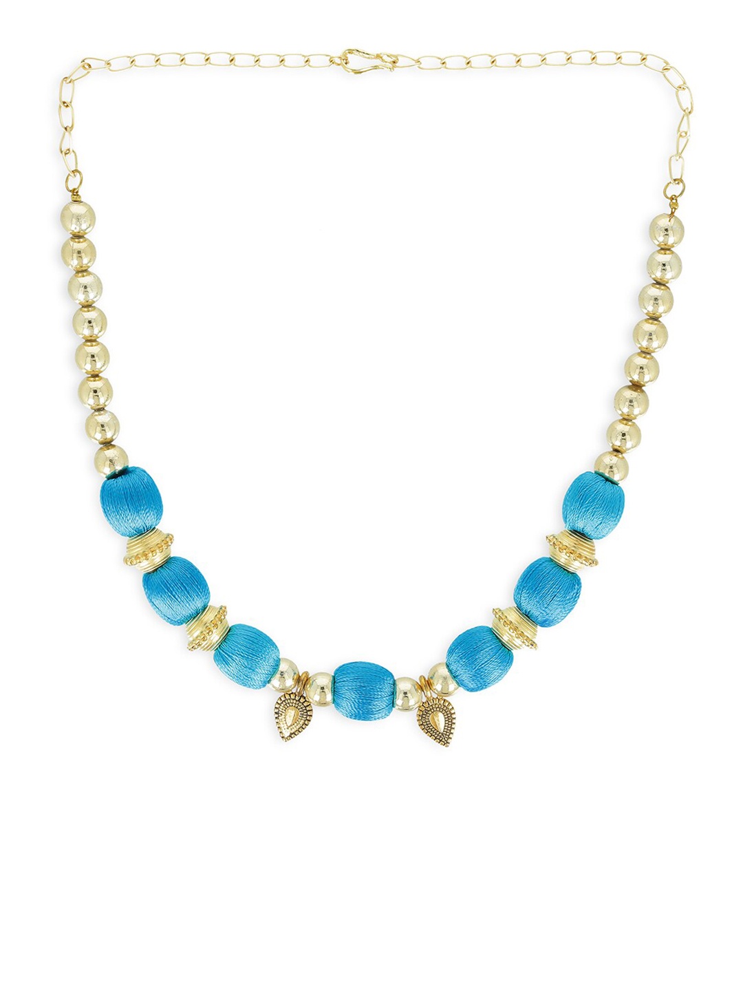 

AKSHARA Girls Gold-Plated Handcrafted Necklace, Blue