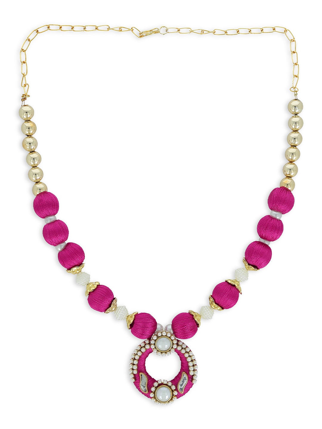 

AKSHARA Kids Girls Gold-Plated Necklace