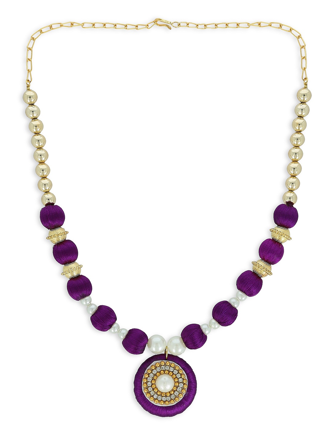 

AKSHARA Kids Girls Gold-Plated Necklace