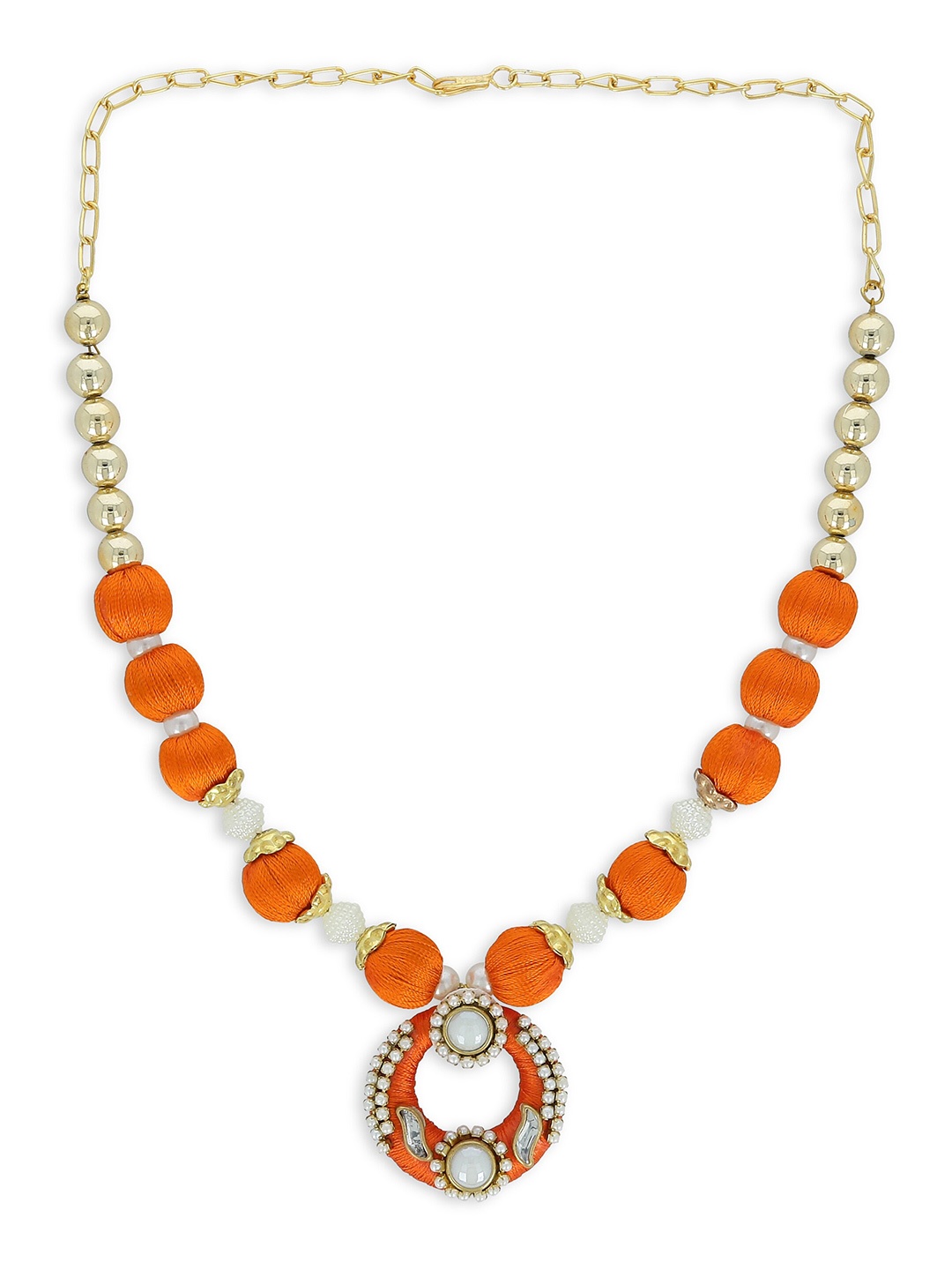 

AKSHARA Girls Gold-Plated Necklace