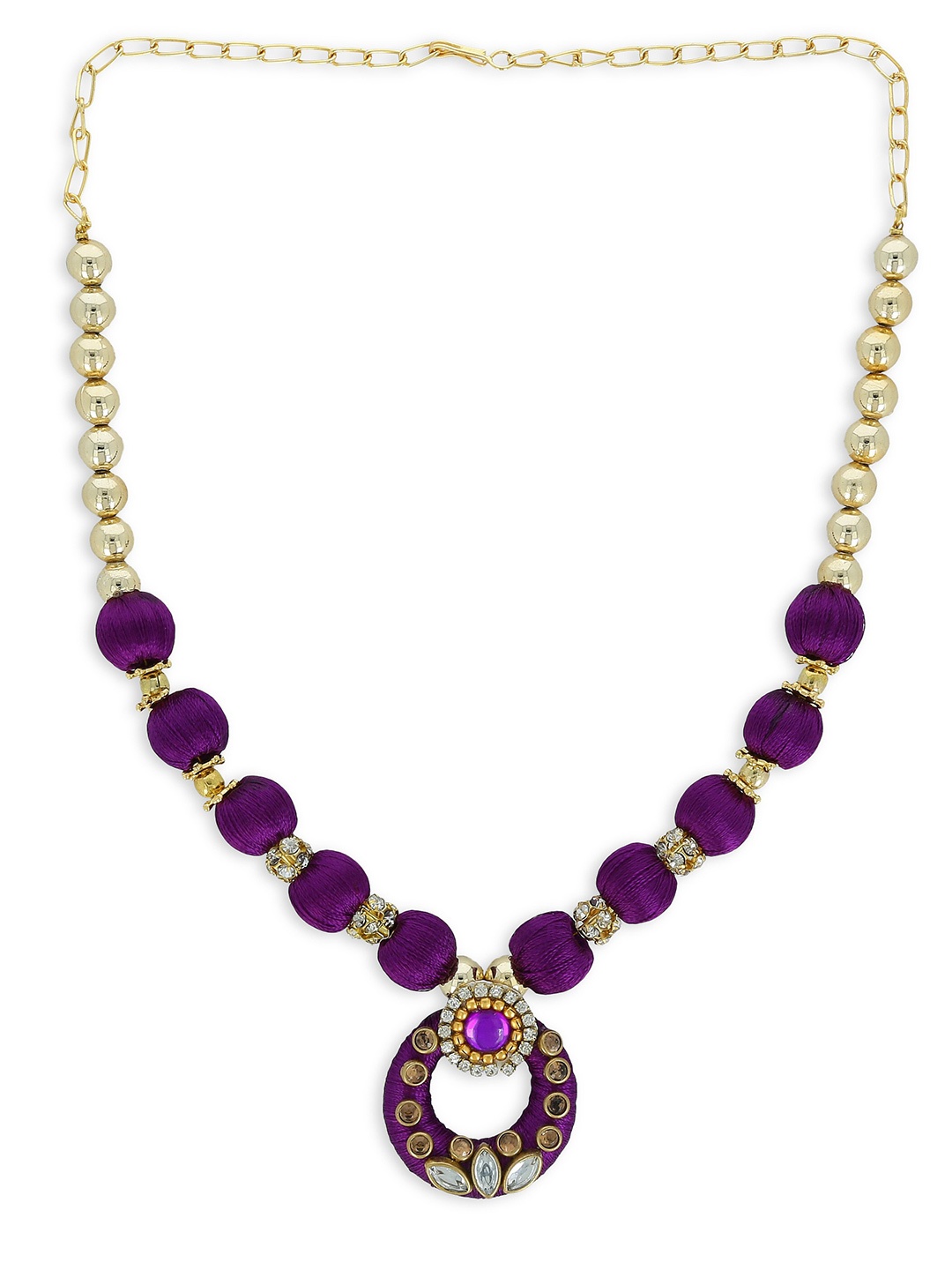 

AKSHARA Girls Gold-Plated Necklace