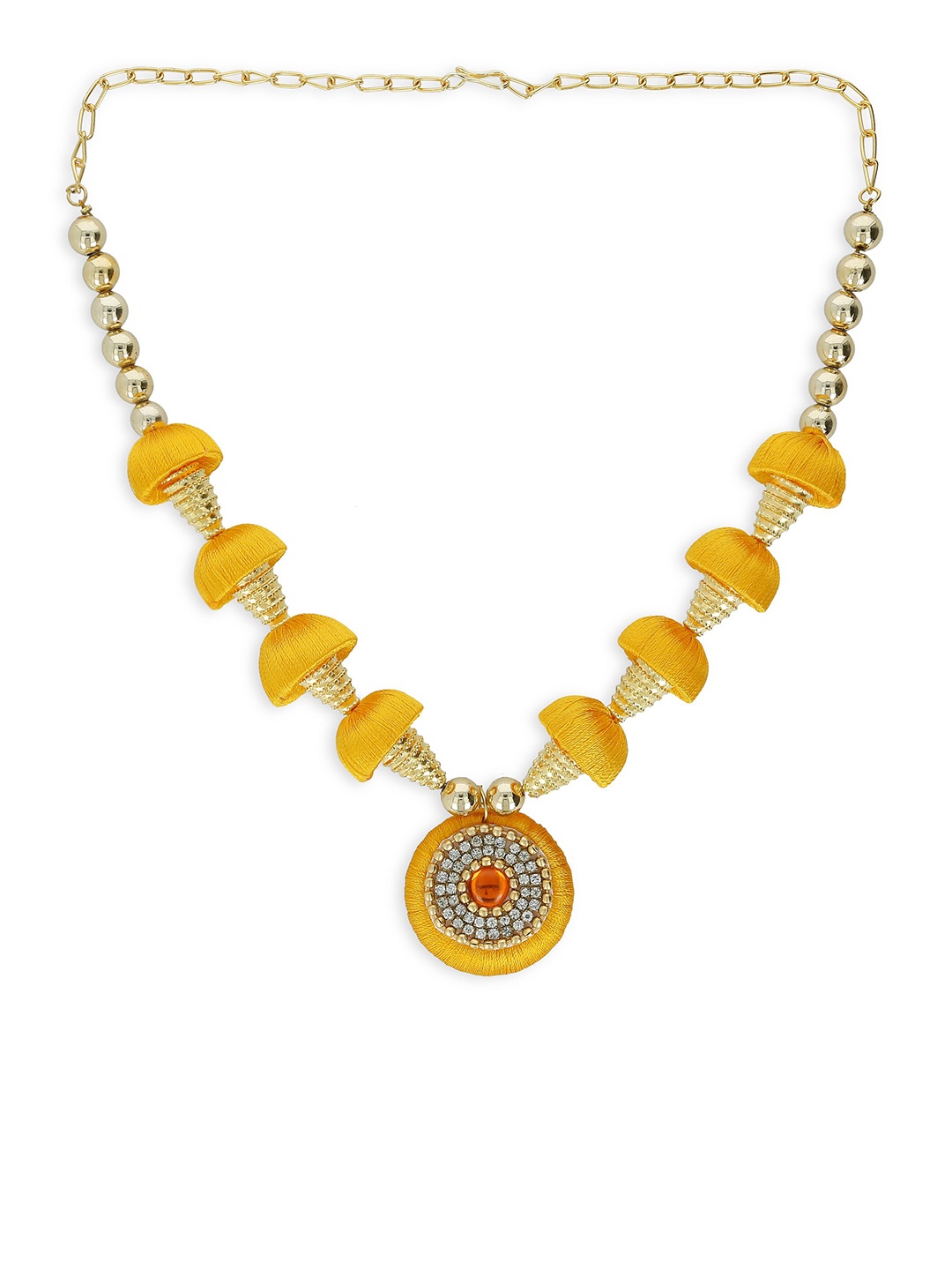 

AKSHARA Kids Girls Gold-Plated Necklace