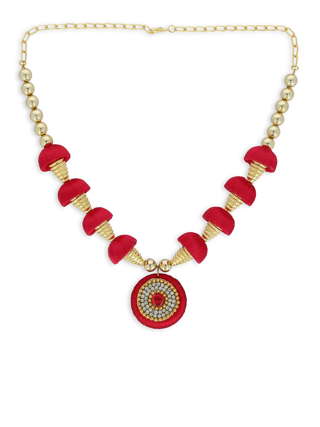 

AKSHARA Girls Gold-Plated Necklace