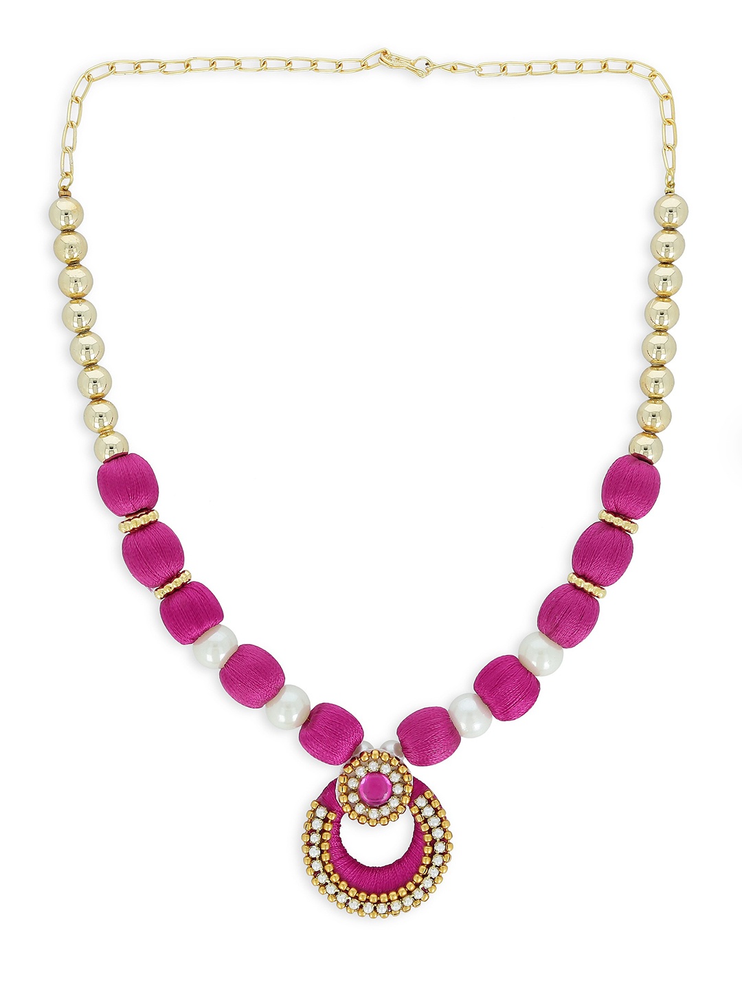 

AKSHARA Girls Gold-Plated Necklace