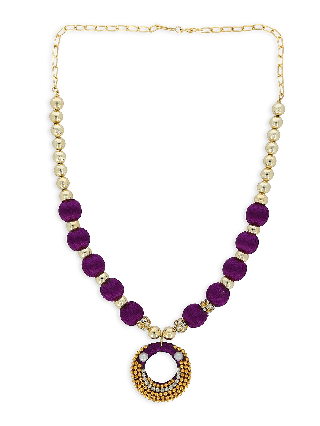 

AKSHARA Girls Gold-Plated Necklace