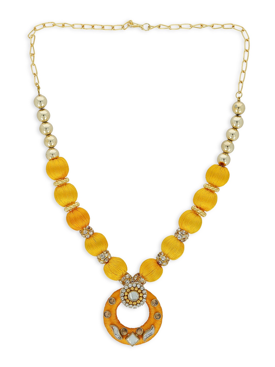

AKSHARA Girls Gold-Plated Necklace