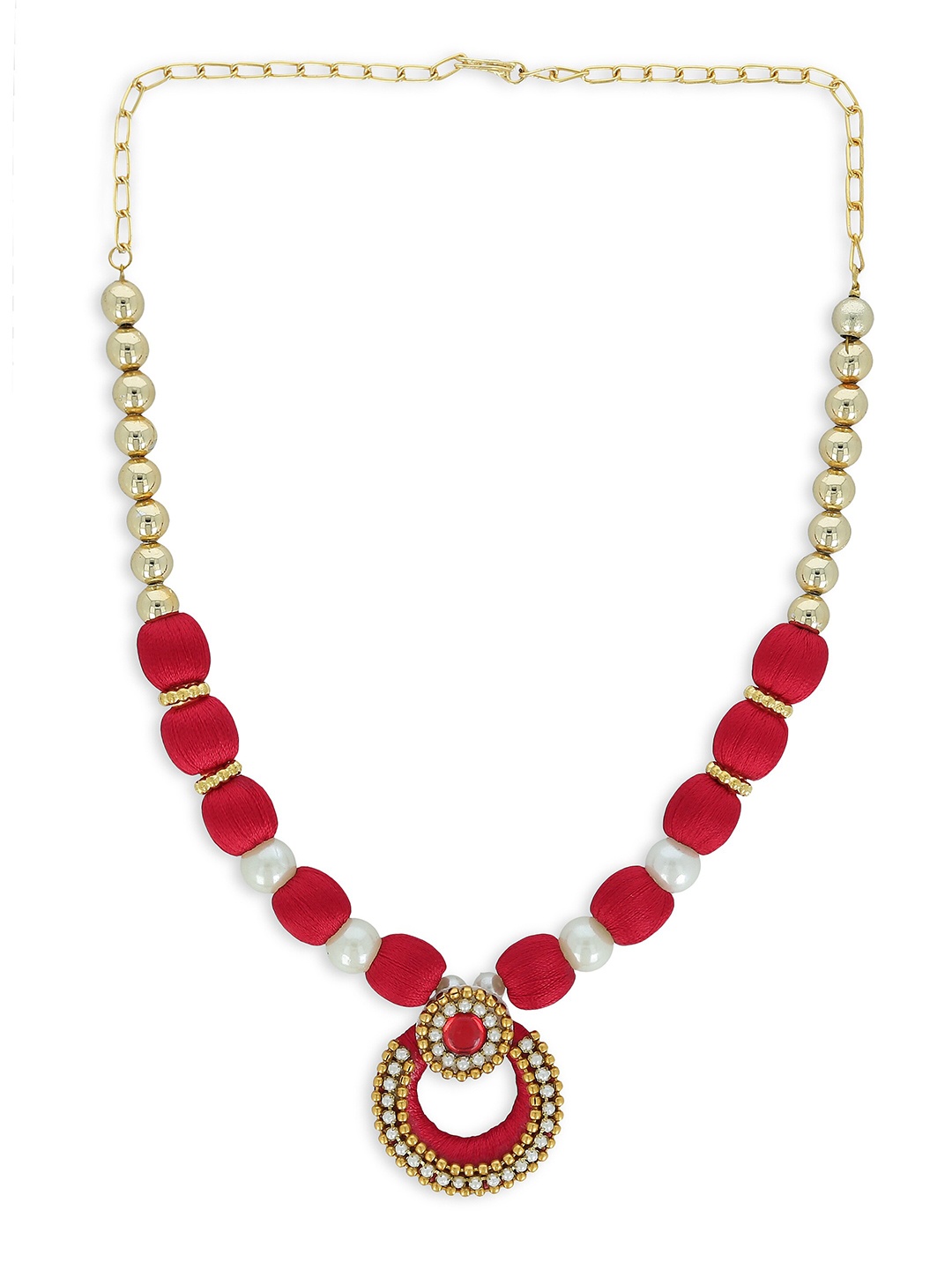 

AKSHARA Girls Gold-Plated Necklace