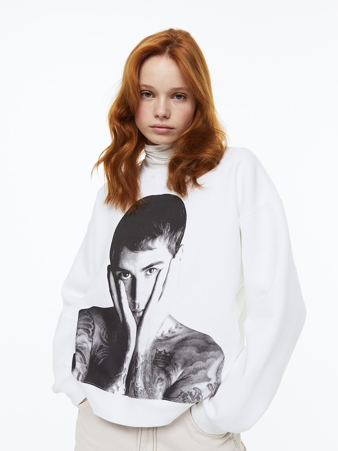 

H&M Women Printed Sweatshirt, Multi