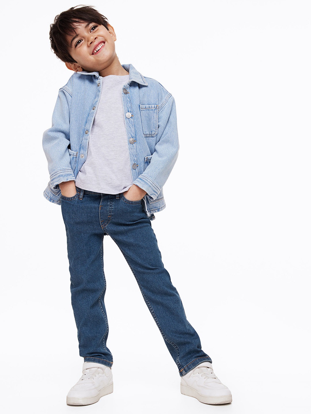 

H&M Boys Superstretch Slim Fit Jeans, Blue