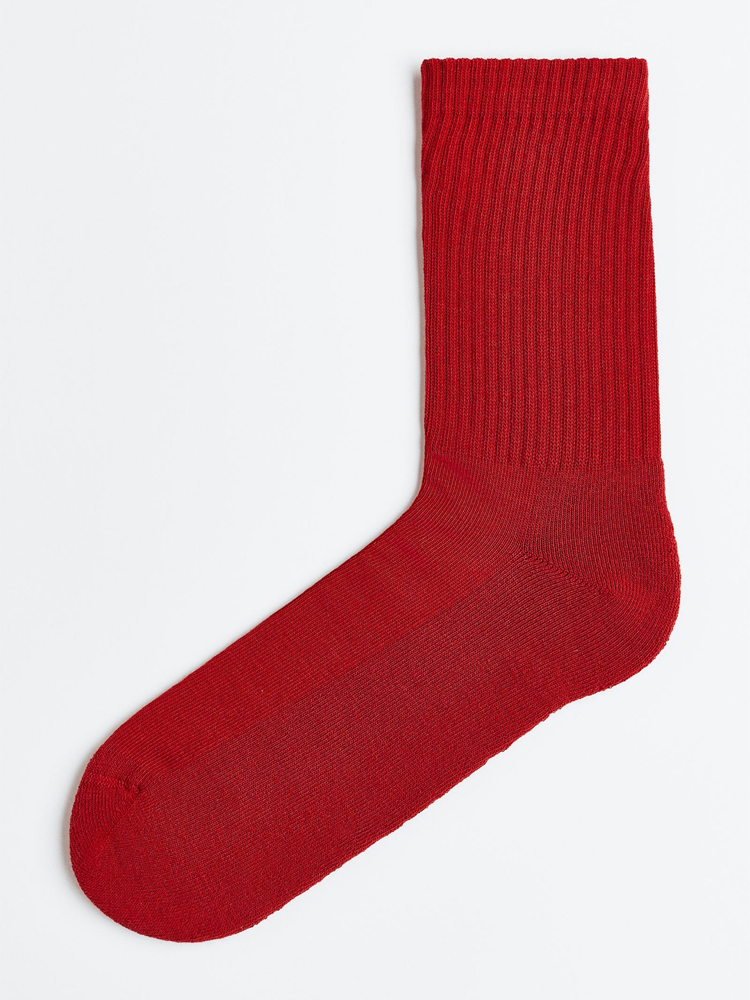 

H&M Men Fine-Knit Socks, Red