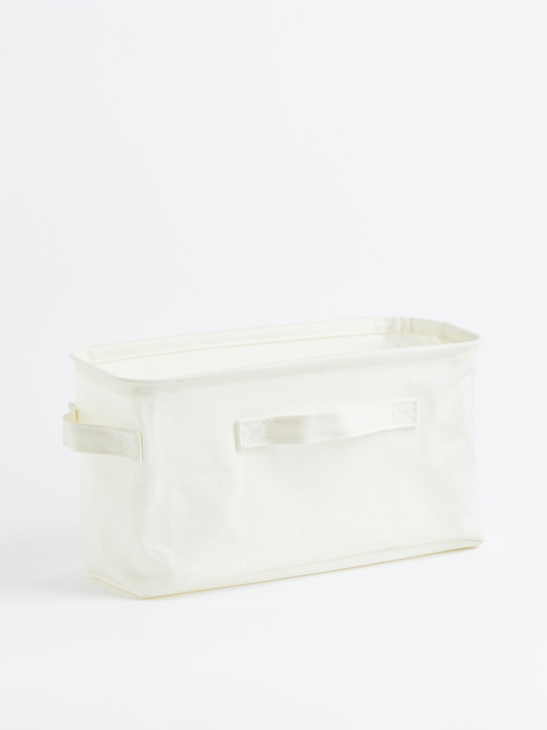 

H&M White Cotton Twill Storage Basket