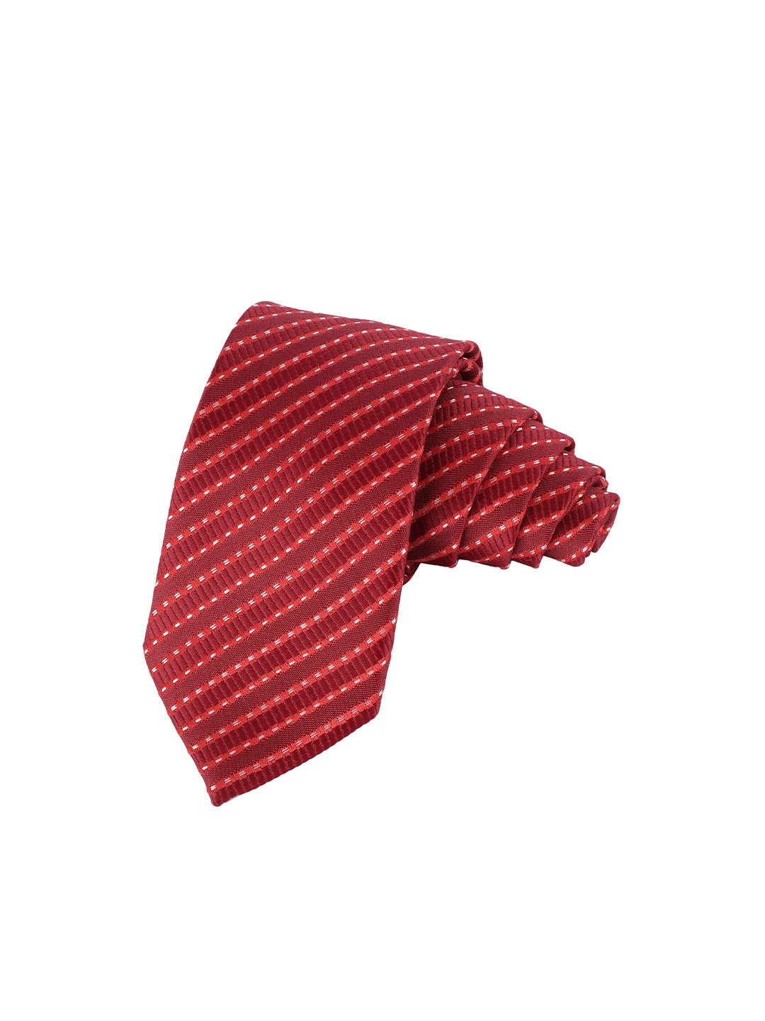 

Alvaro Castagnino Men Printed Skinny Tie, Red