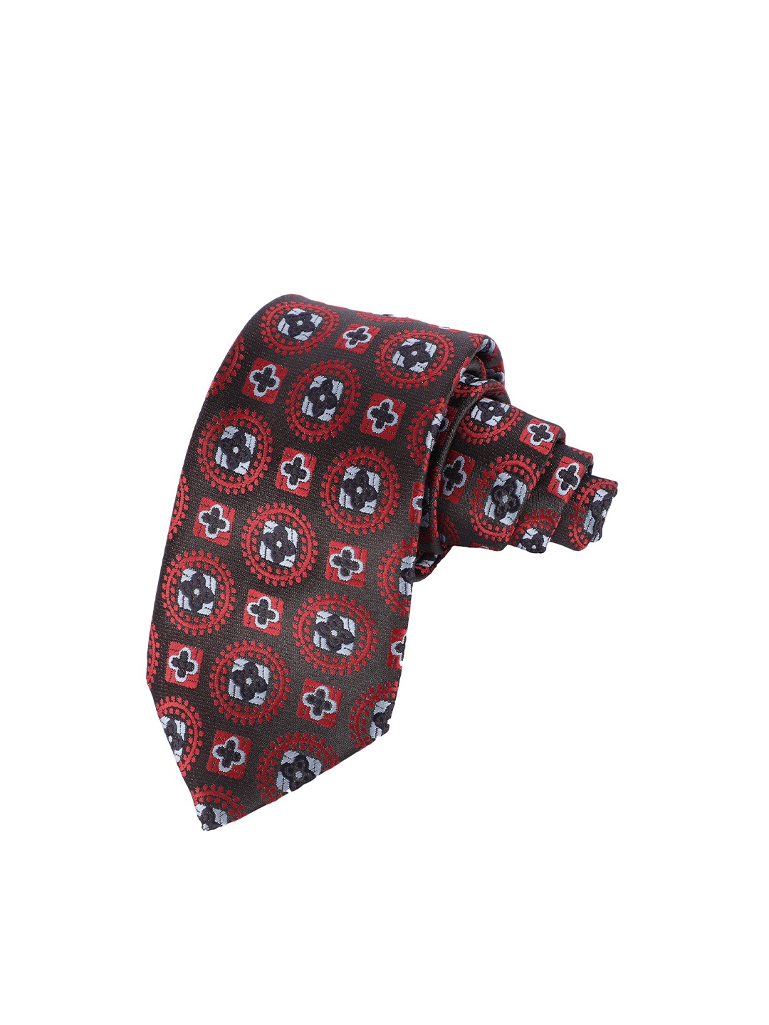 

Alvaro Castagnino Men Printed Broad Tie, Maroon