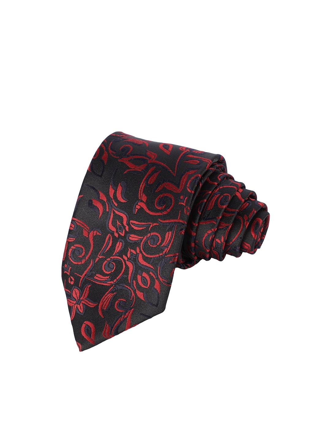

Alvaro Castagnino Men Printed Skinny Tie, Black