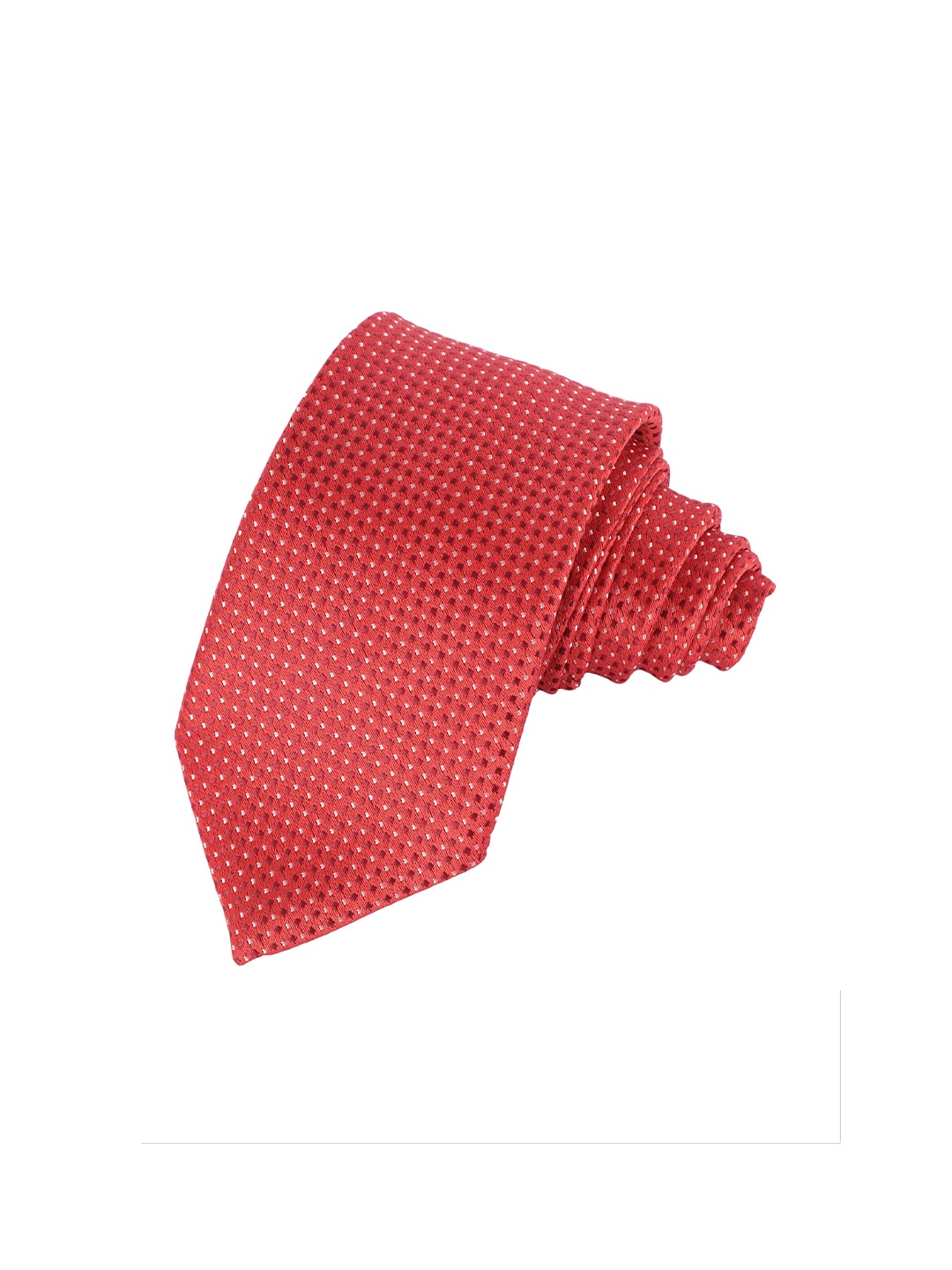 

Alvaro Castagnino Men Woven Design Broad Tie, Red