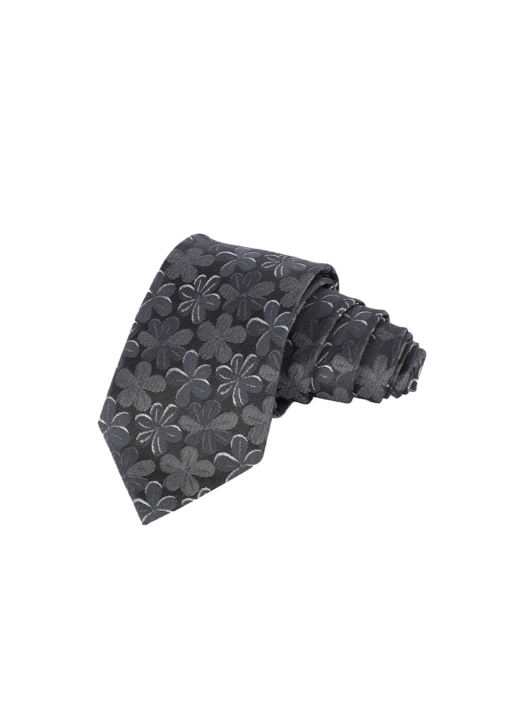 

Alvaro Castagnino Men Woven Design Broad Tie, Grey