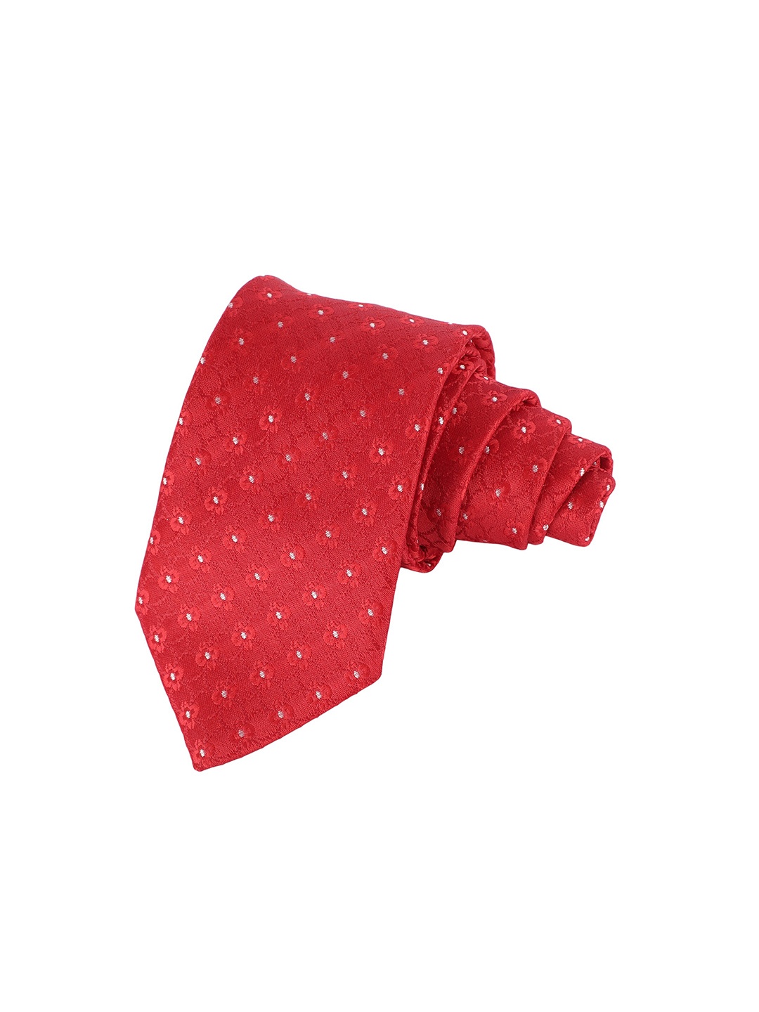 

Alvaro Castagnino Men Printed Skinny Tie, Red