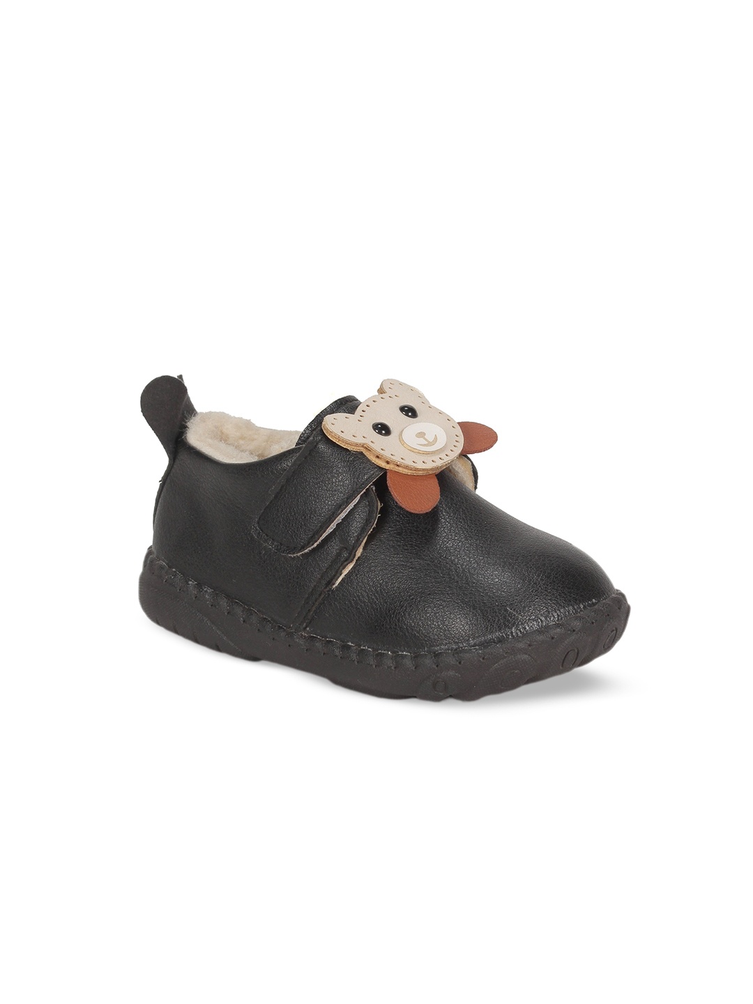 

Lil Lollipop Kids Furry Slip-On Sneakers, Black