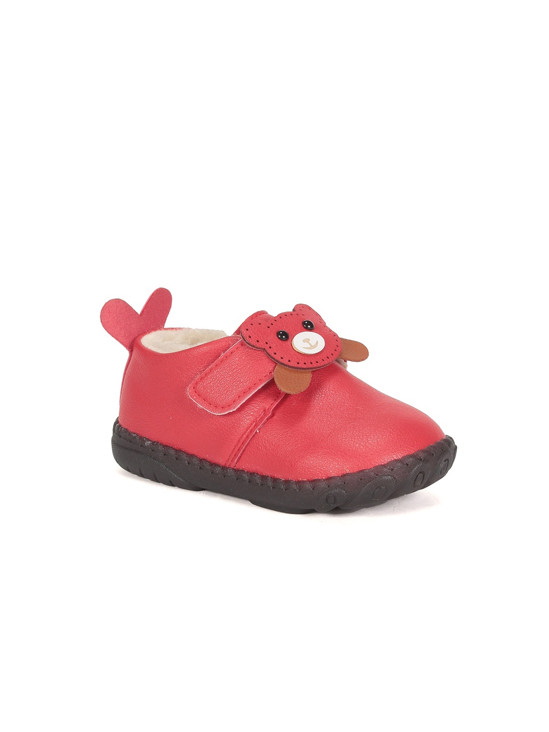 

Lil Lollipop Kids Furry Slip-On Sneakers, Red