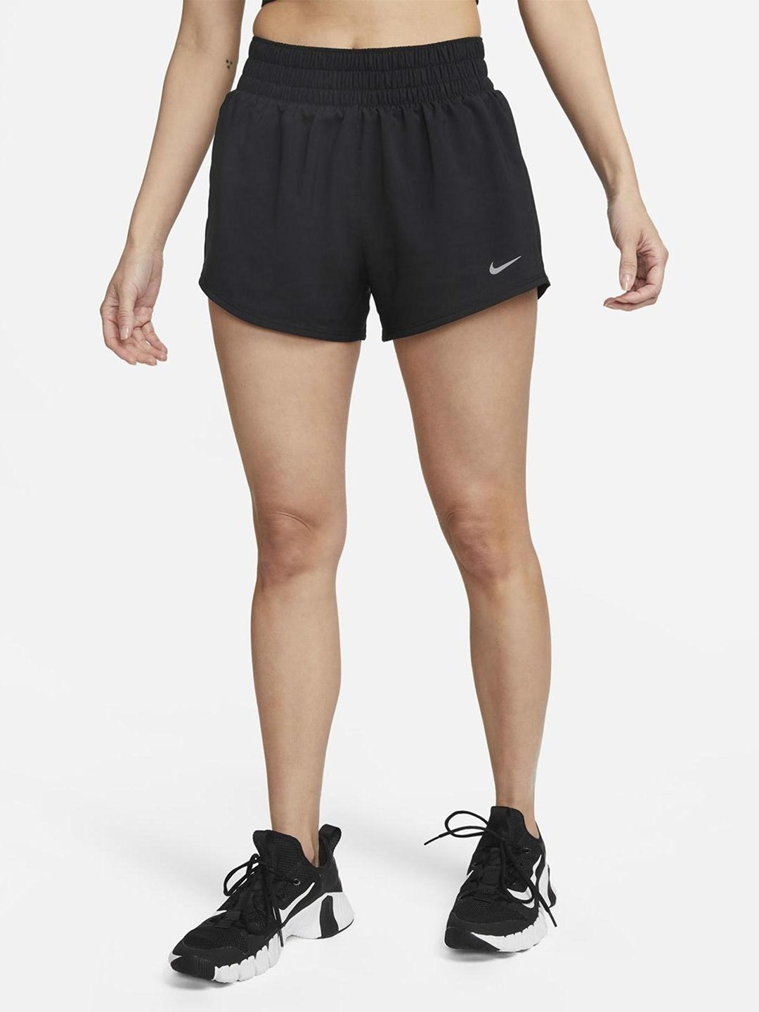 

Nike Women One Dri-Fit MR 3IN BR Loose Fit Running Shorts, Black