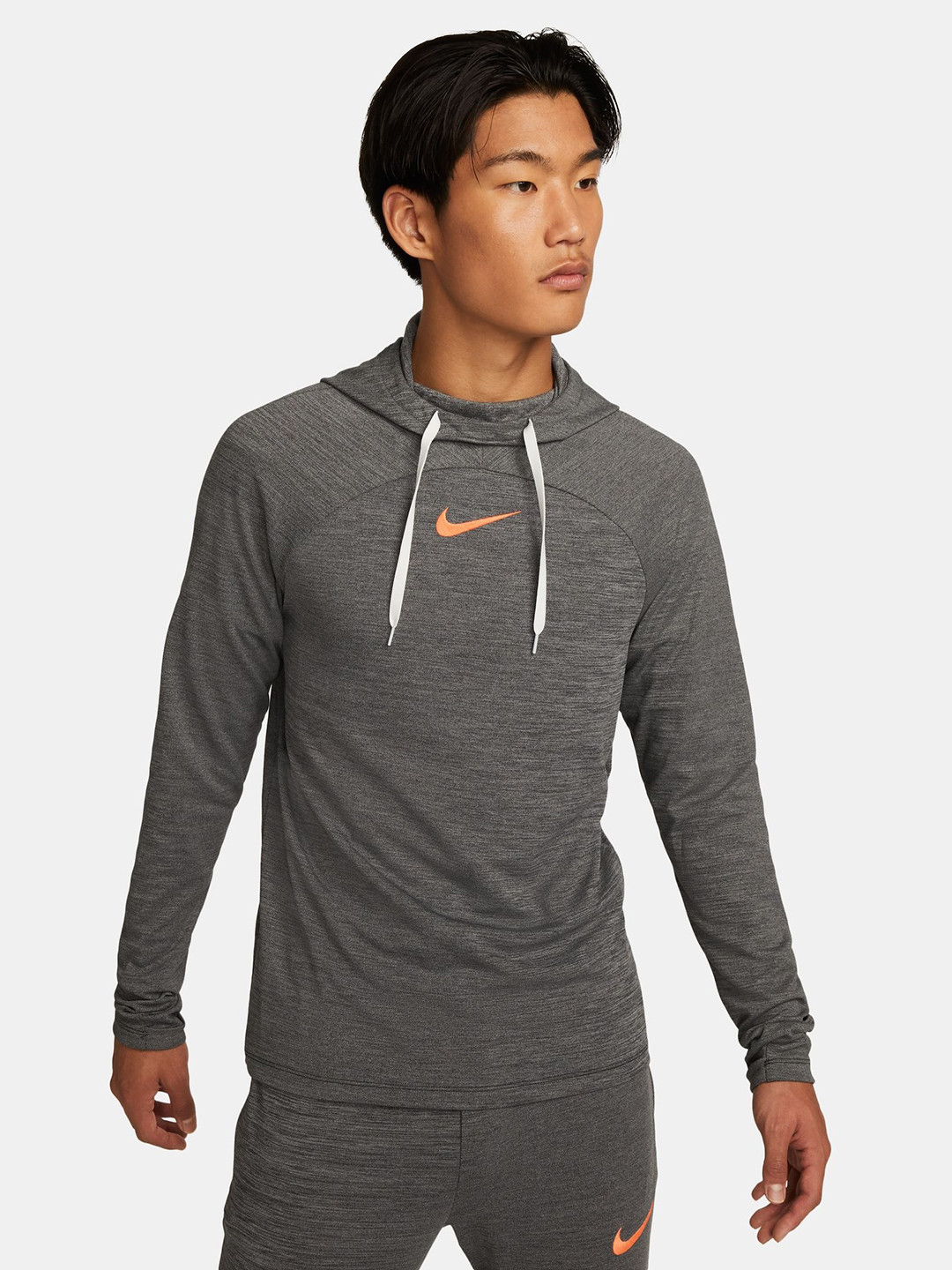 

Nike Men Dri-Fit Hooded Outdoor Sports Sweatshirt, Grey
