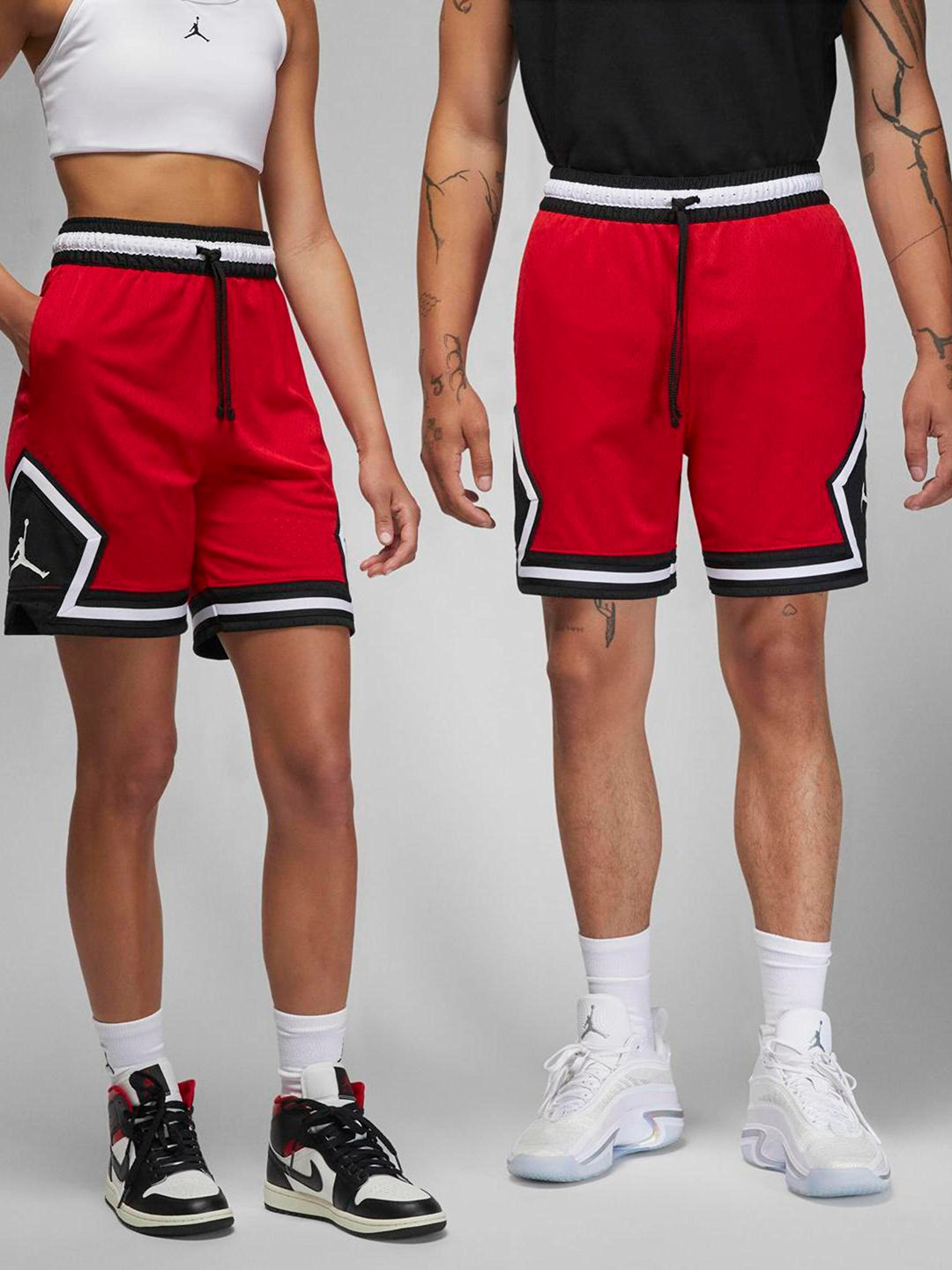 

Nike Men Jordan Dri-FIT DMND Sports Shorts, Red