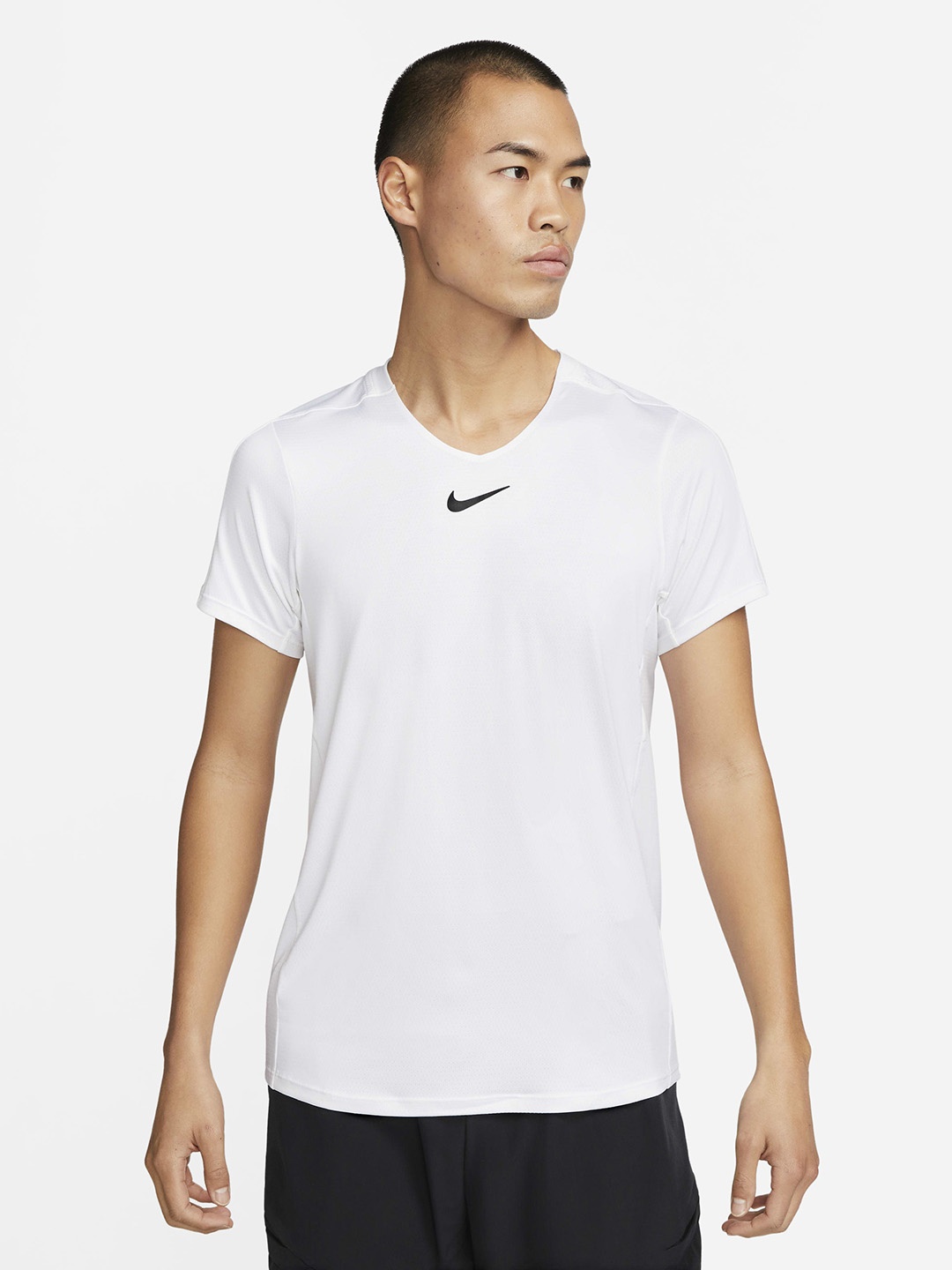 

Nike Brand Logo Dri-FIT ADVTG Slim Fit T-shirt, White