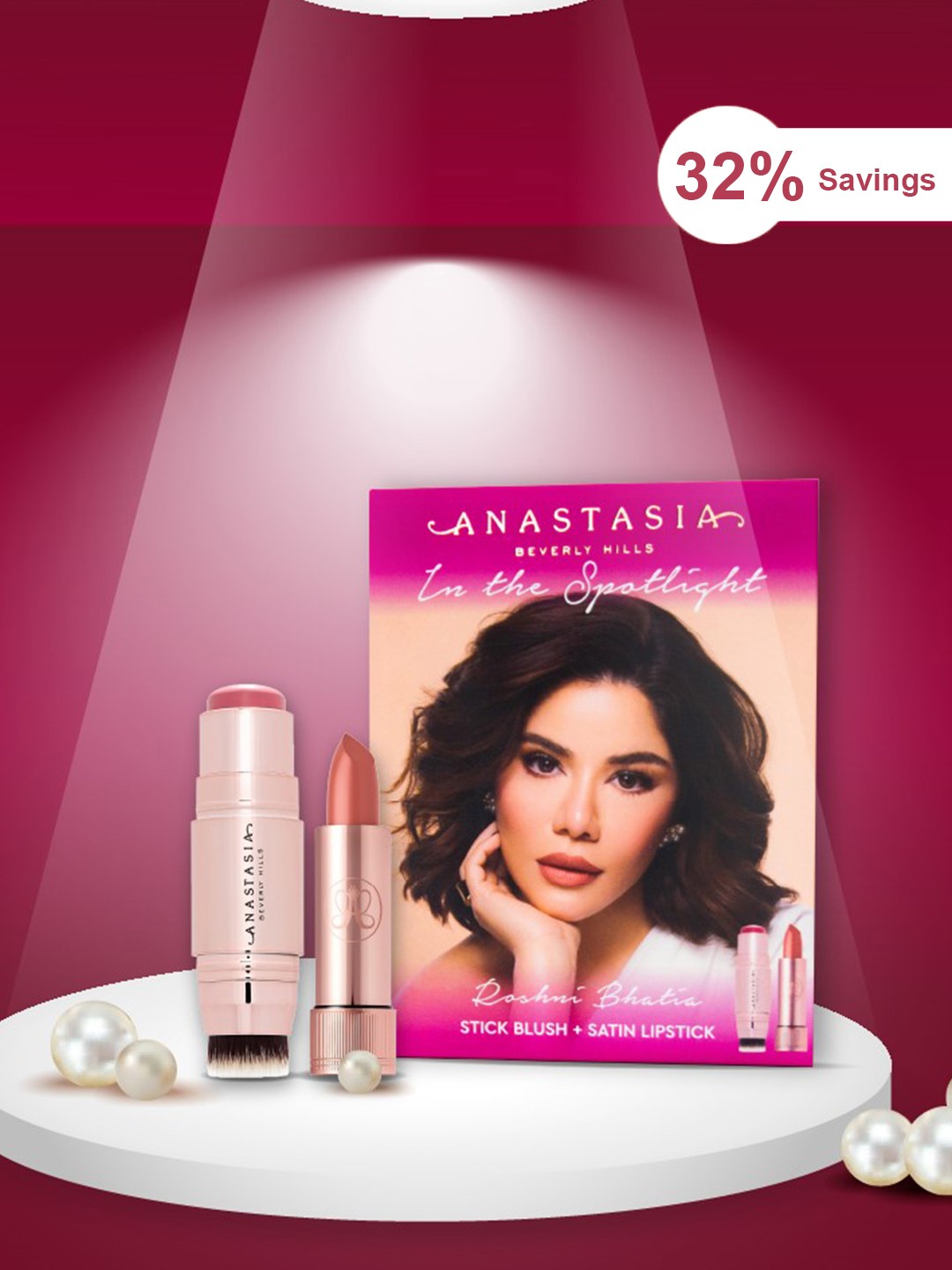

ANASTASIA BEVERLY HILLS In the Spotlight Makeup Set - Kiss From The Rose, Pink