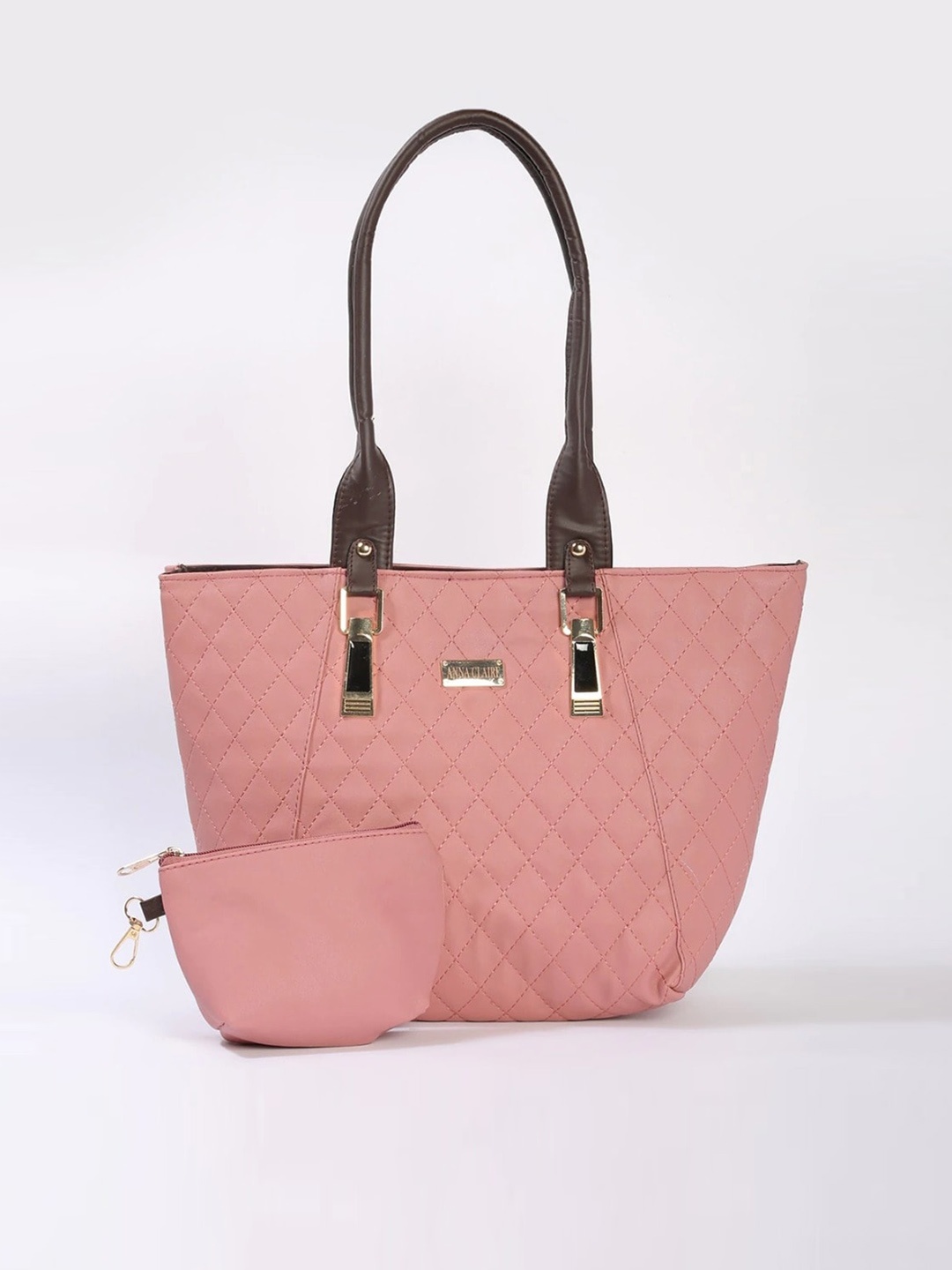 

Anna Claire Textured Shopper Shoulder Bag, Pink