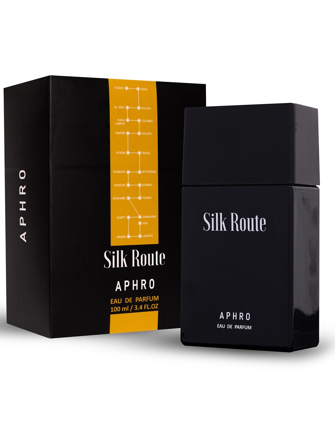 

Aphro Silk Route Eau De Parfum Spray - 100ml, Black