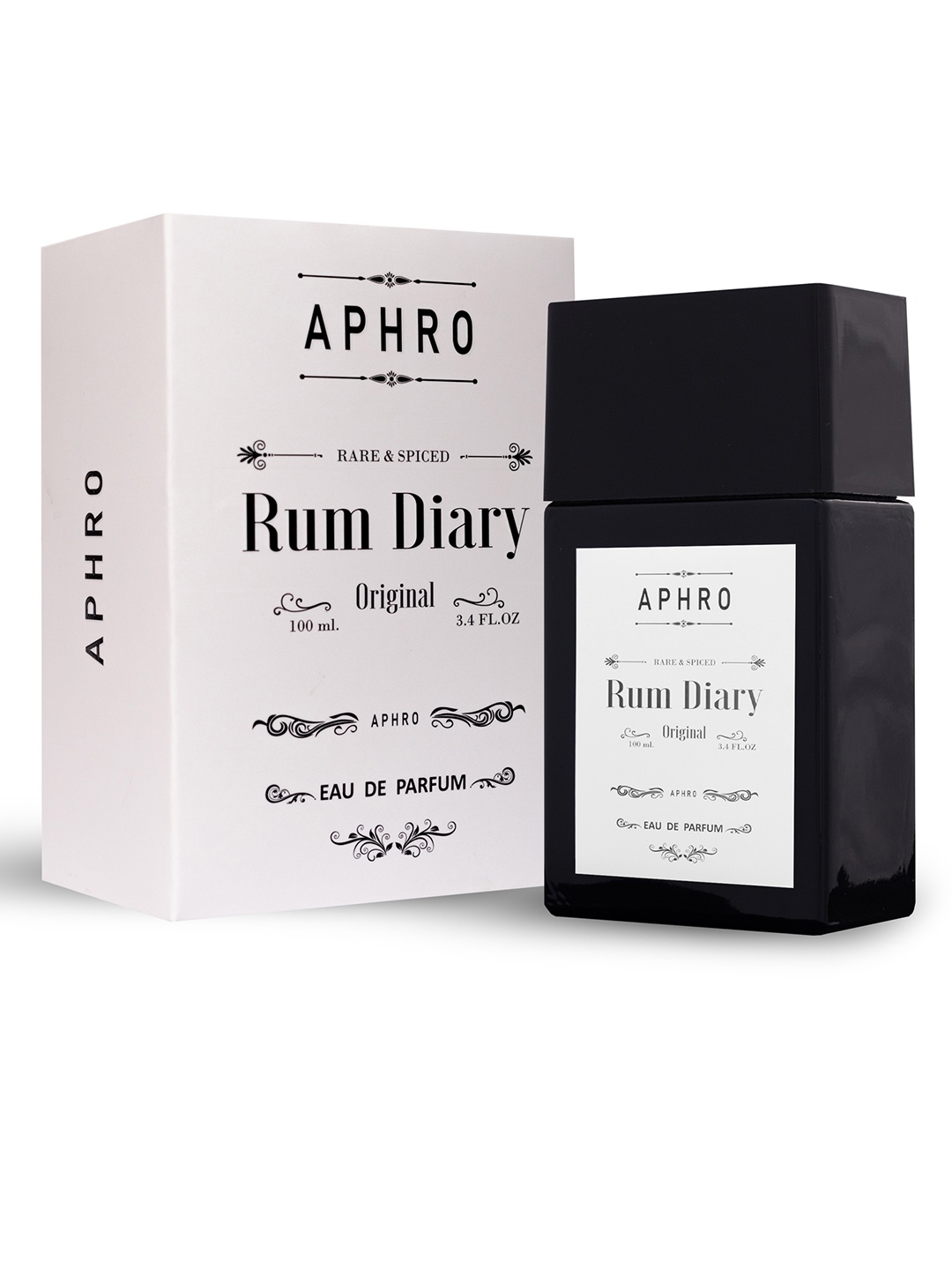 

Aphro Rum Diary Original Eau De Parfum Spray - 100ml, Black