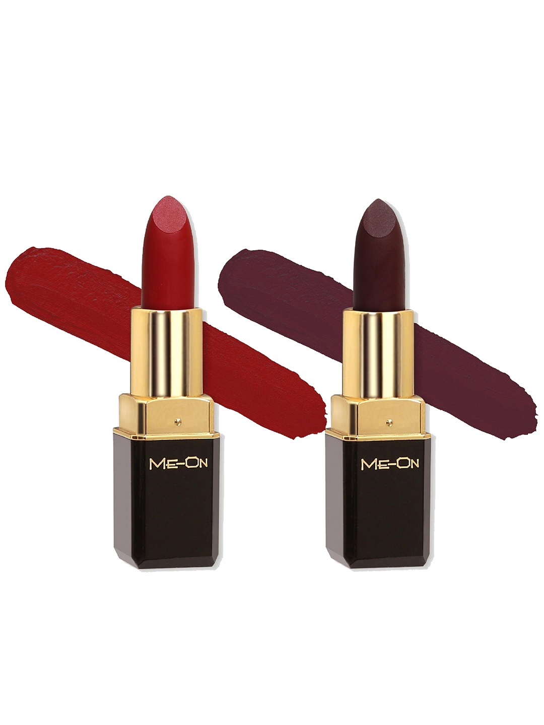 

ME-ON Color Addict Set Of 2 HD Matte Long-Lasting Bullet Lipstick, Red