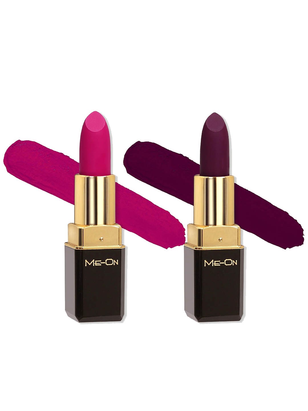 

ME-ON Set of 2 Color Addict Long Lasting HD Matte Lipstick 4g each - Shade 08 & 14, Pink