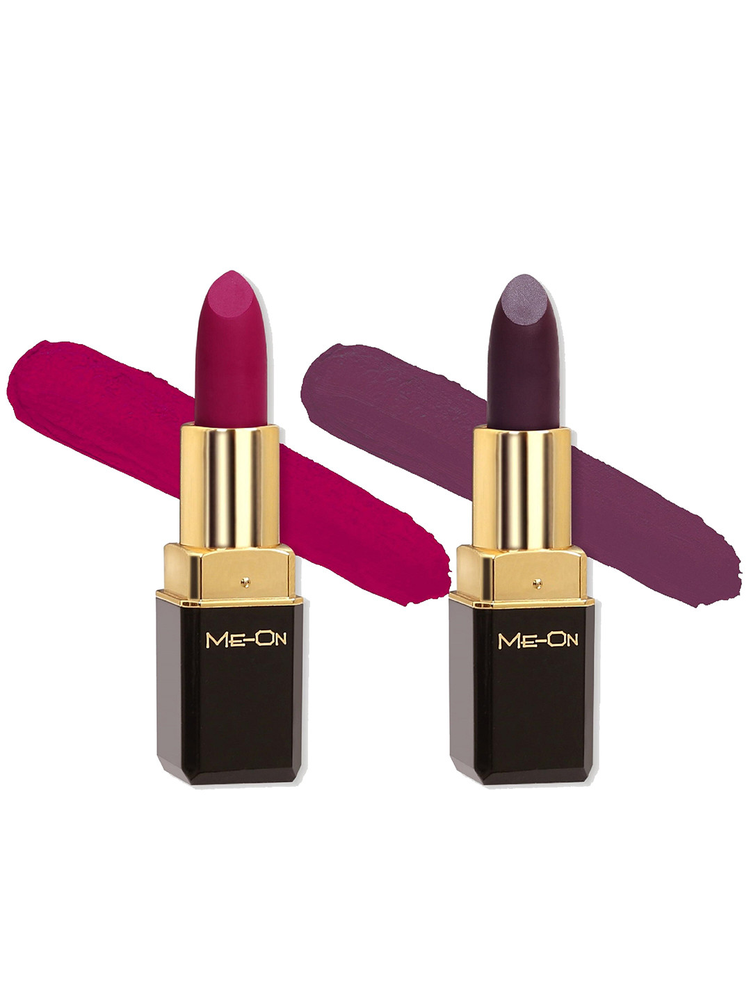 

ME-ON Color Addict Set Of 2 Long Lasting HD Matte Lipsticks - Shade 10 & Shade 11, Magenta
