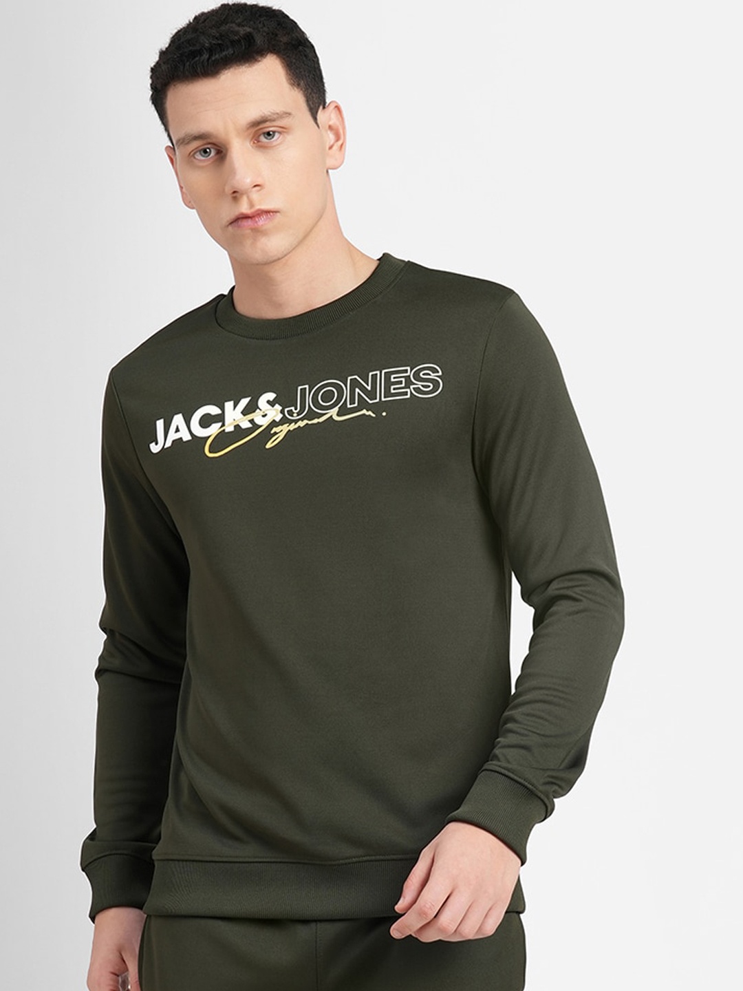 

Jack & Jones Men Round Neck Tracksuits, Green