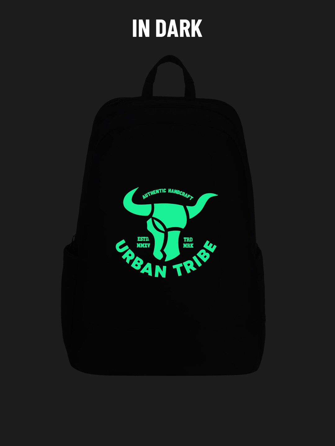 

URBAN TRIBE Typography Backpack, Black