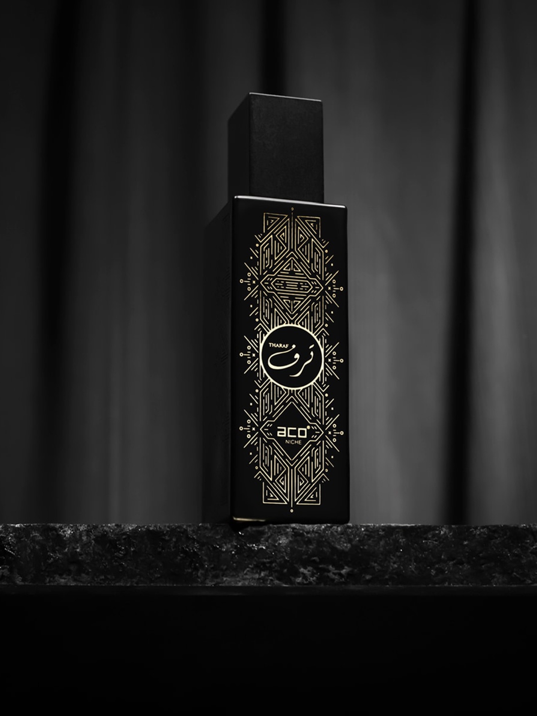 

aco PERFUMES Men Tharaf Premium Long Lasting Eau De Parfum - 100 ml, Black