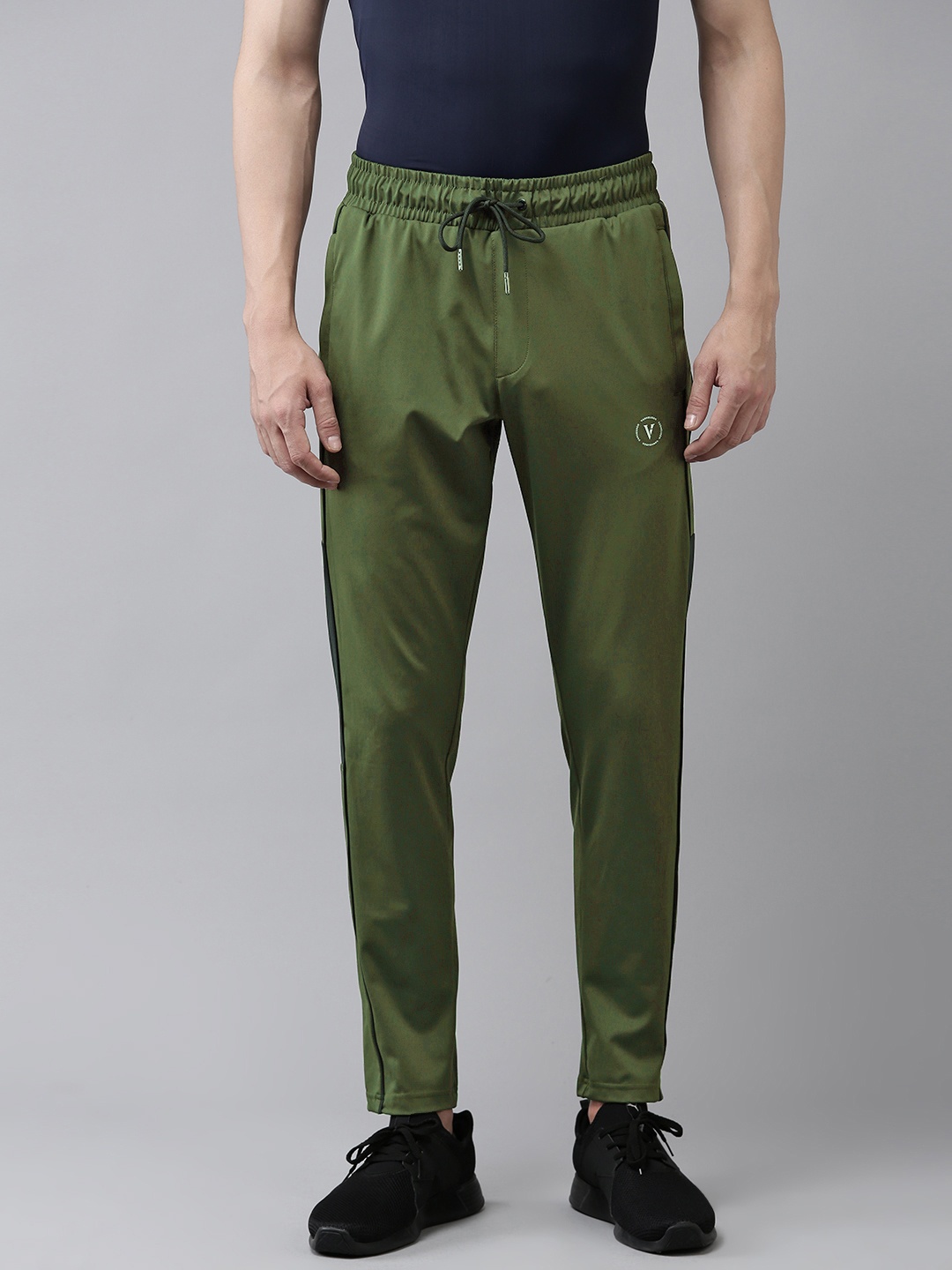 

Van Heusen Men Slim Fit Track Pants, Olive