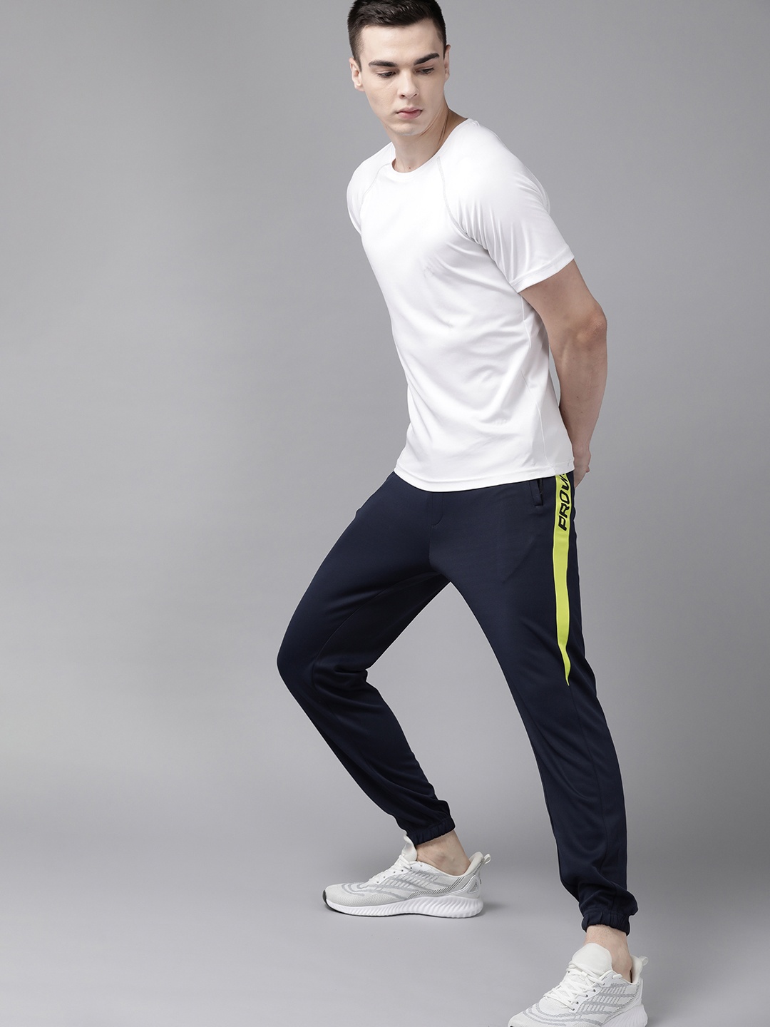 

Prowl Men Solid Running Joggers, Navy blue