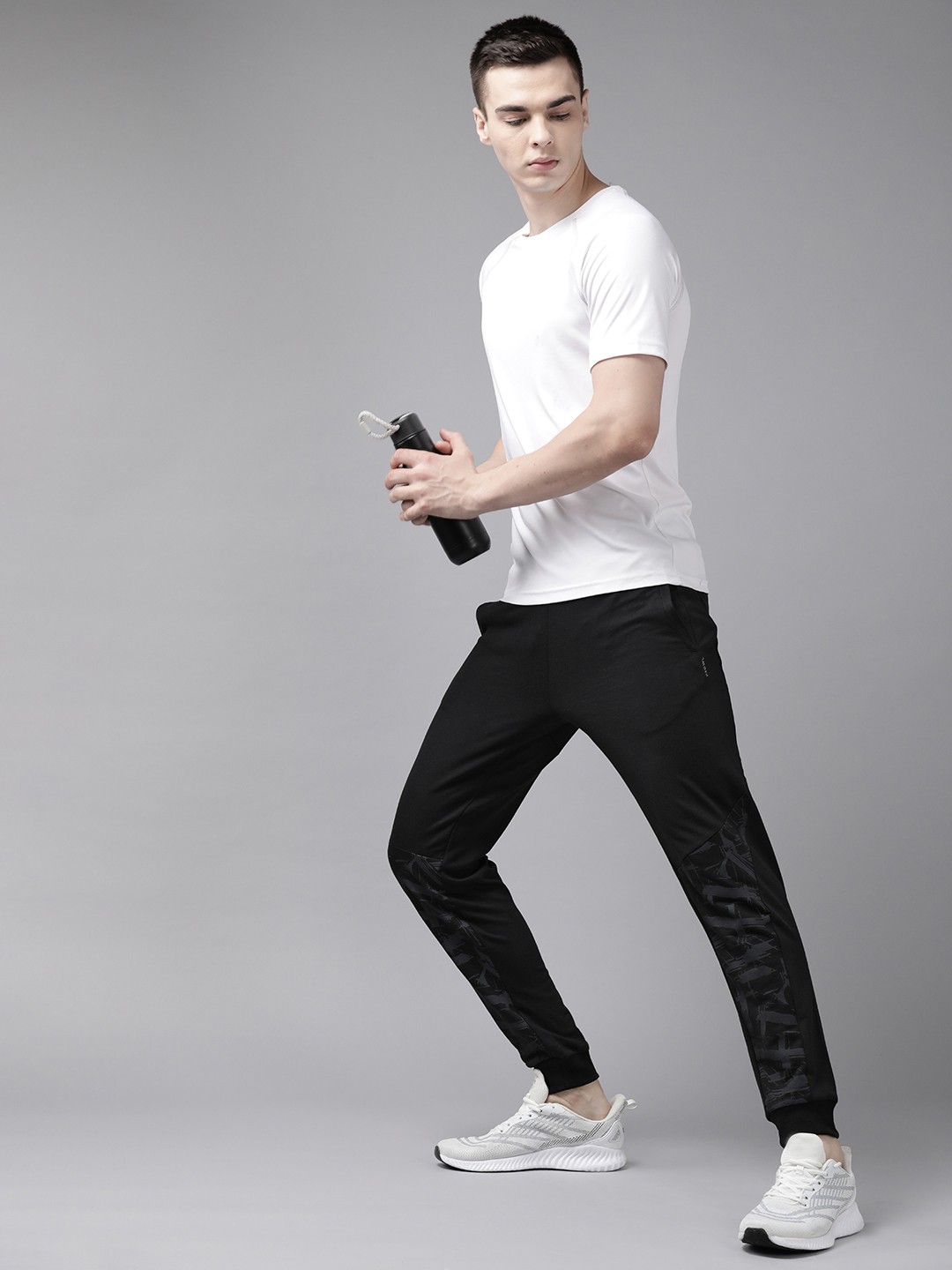 

Prowl Men Solid Training Joggers, Black